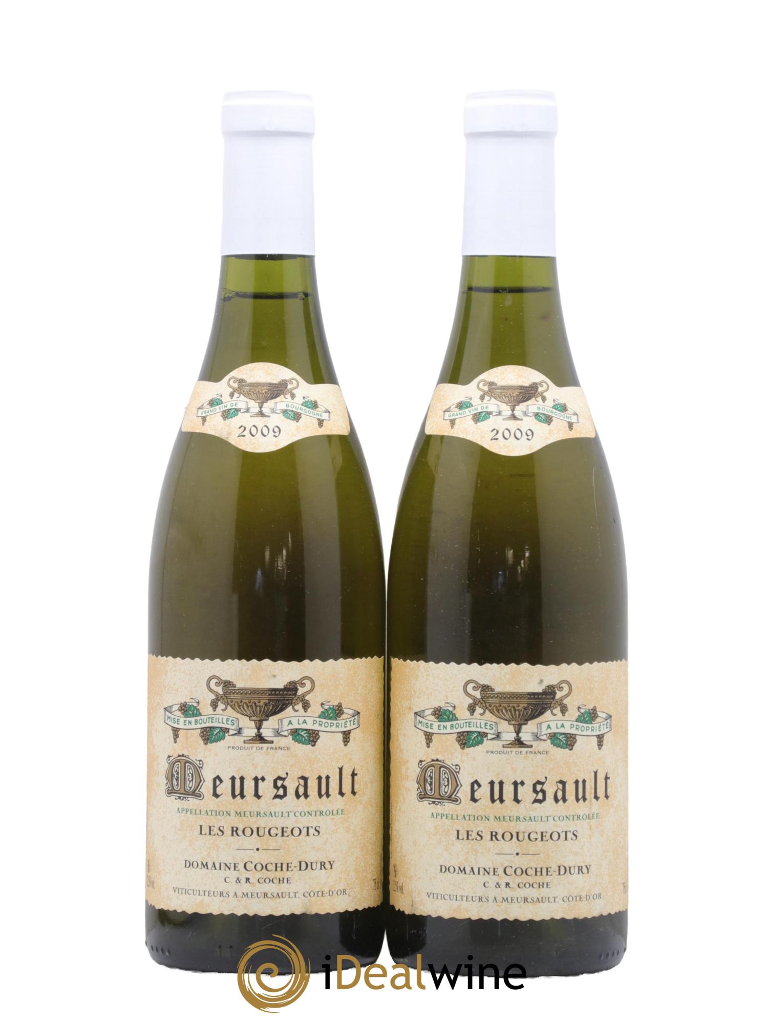 Meursault Les Rougeots Coche Dury (Domaine) 2009 - Lot de 2 bouteilles - 0