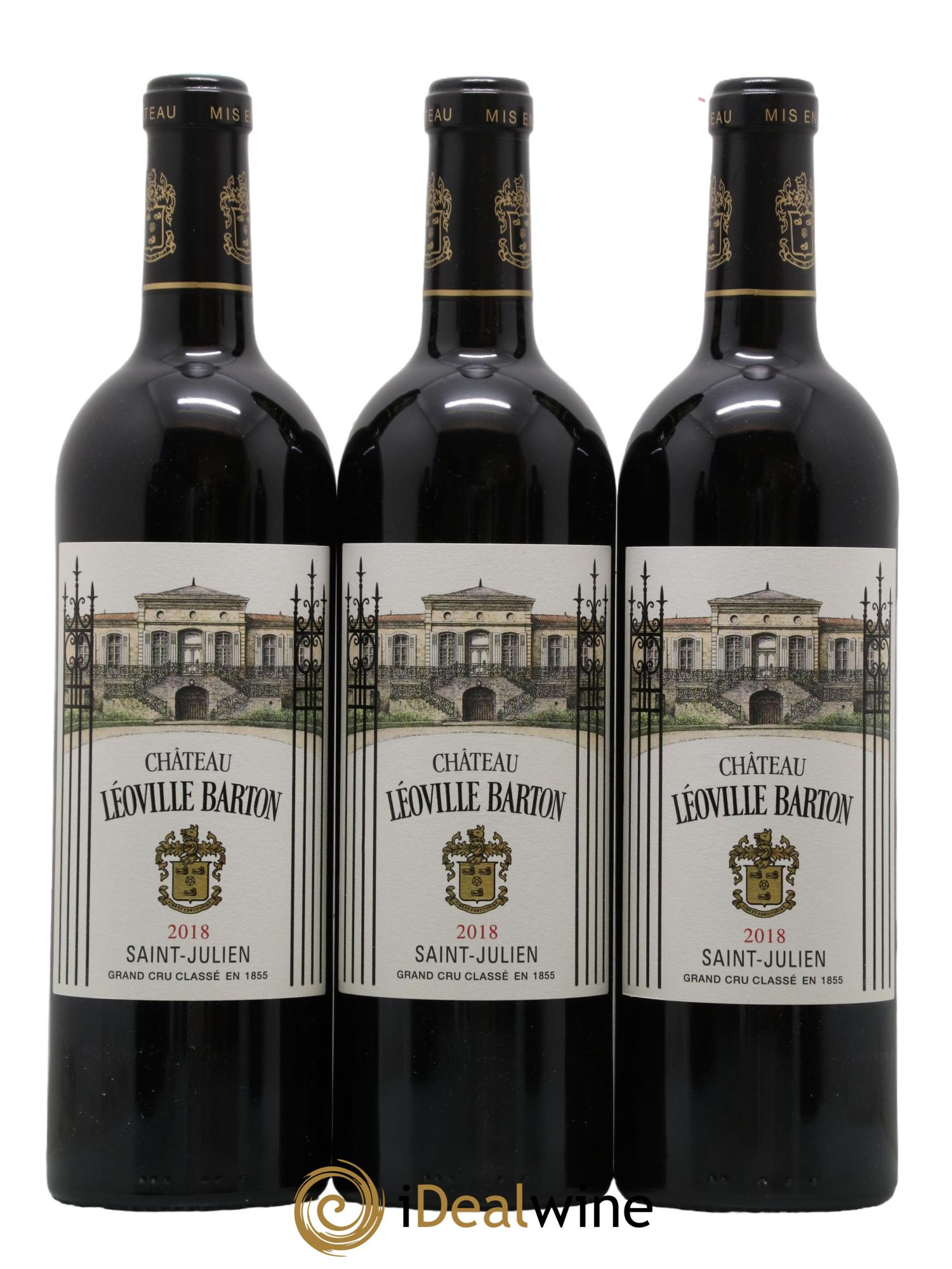 Château Léoville Barton 2ème Grand Cru Classé 2018 - Lot de 6 bouteilles - 2