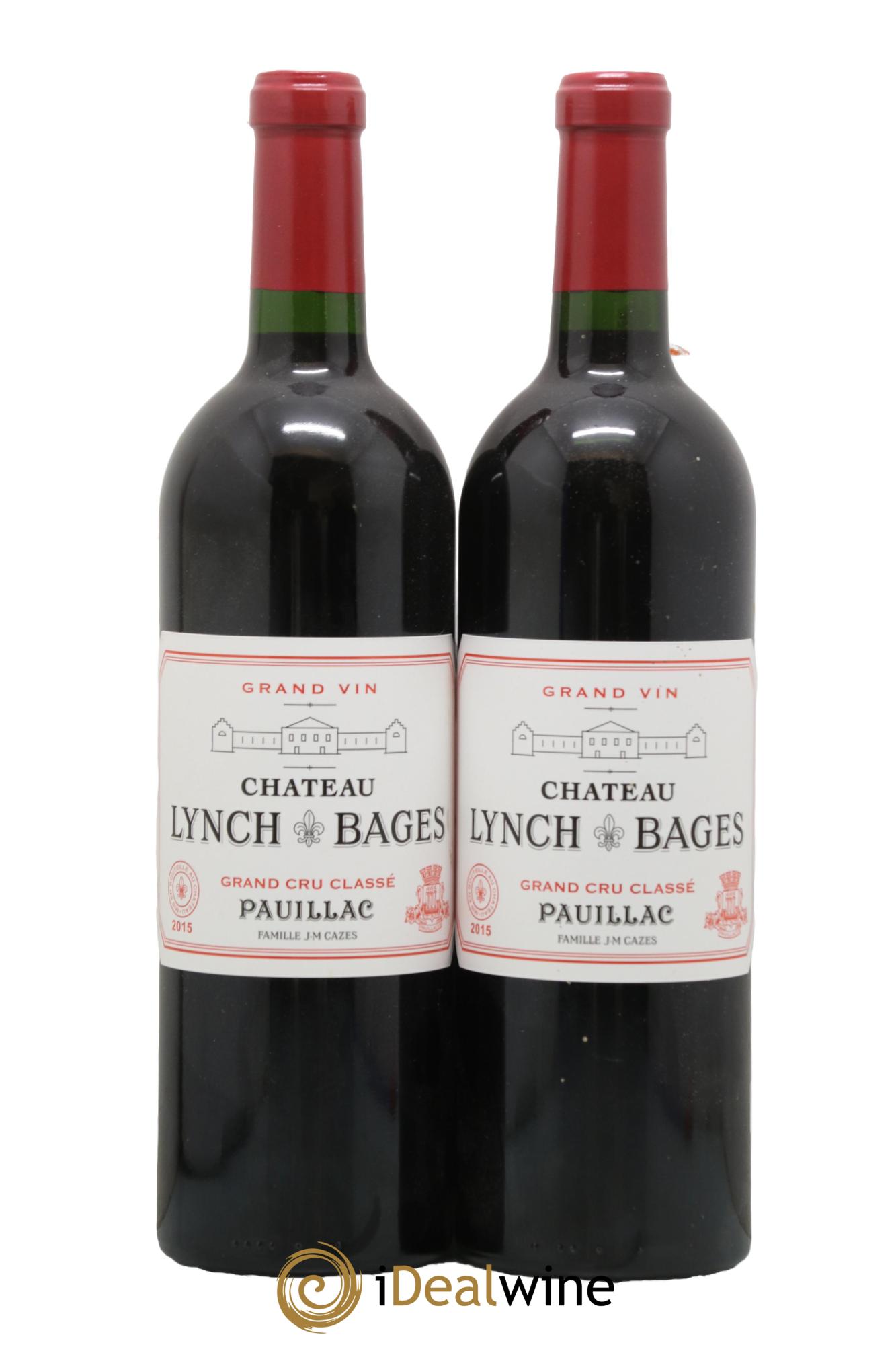 Château Lynch Bages 5ème Grand Cru Classé 2015 - Lot de 2 bouteilles - 0