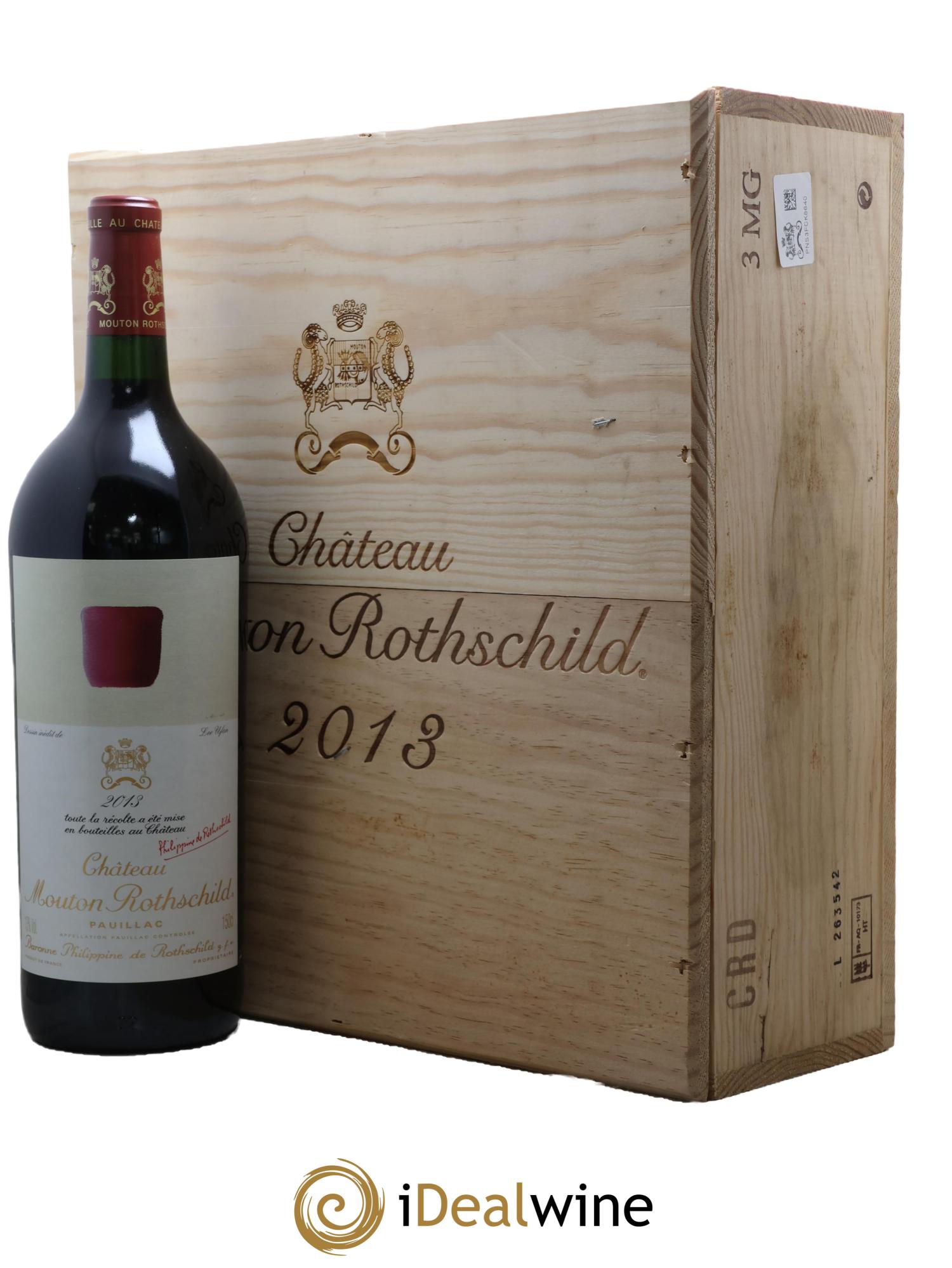 Château Mouton Rothschild 1er Grand Cru Classé 2013 - Lotto di 3 magnum - 3