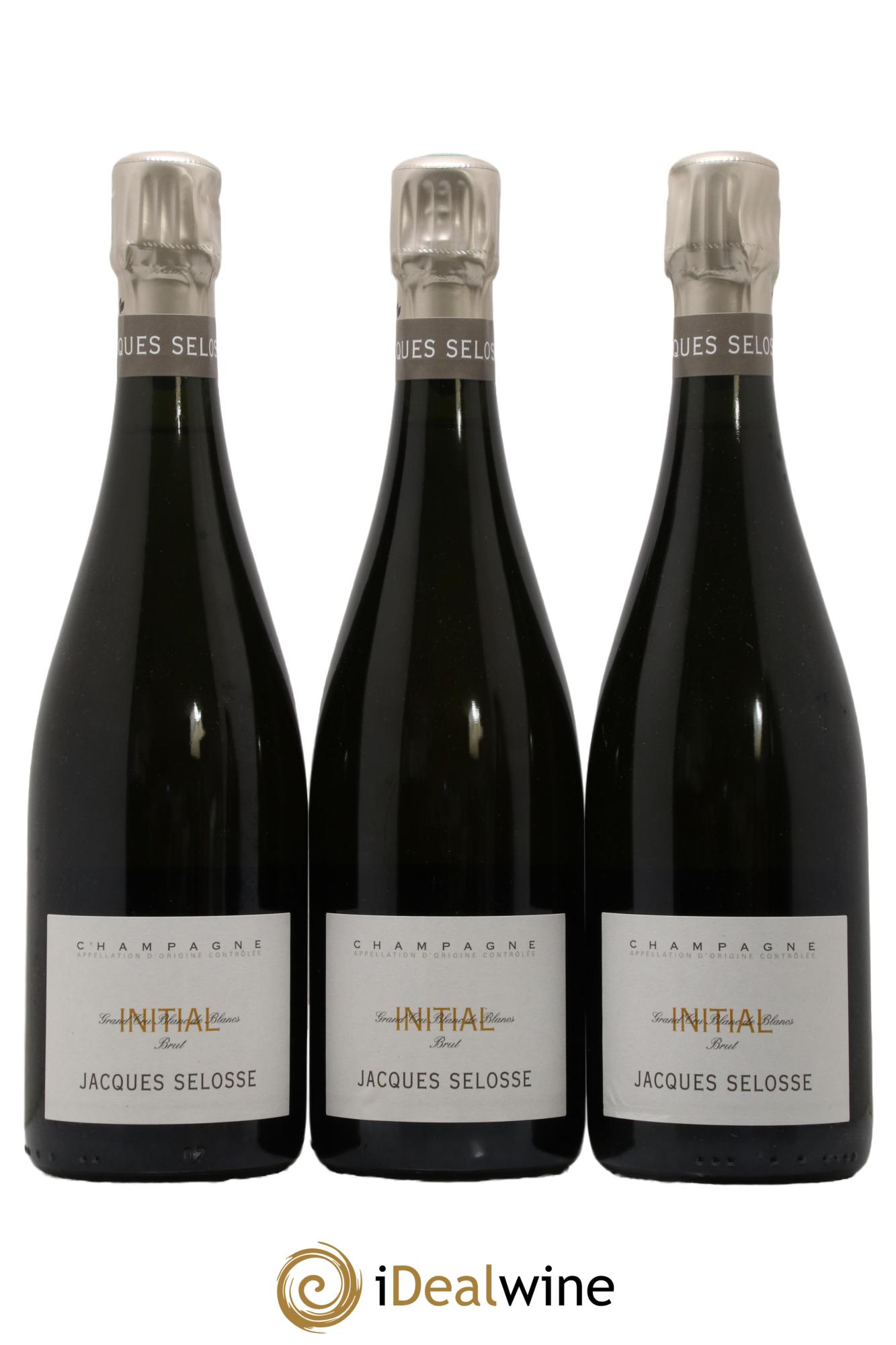 Initial Brut Jacques Selosse - Lot of 3 bottles - 0