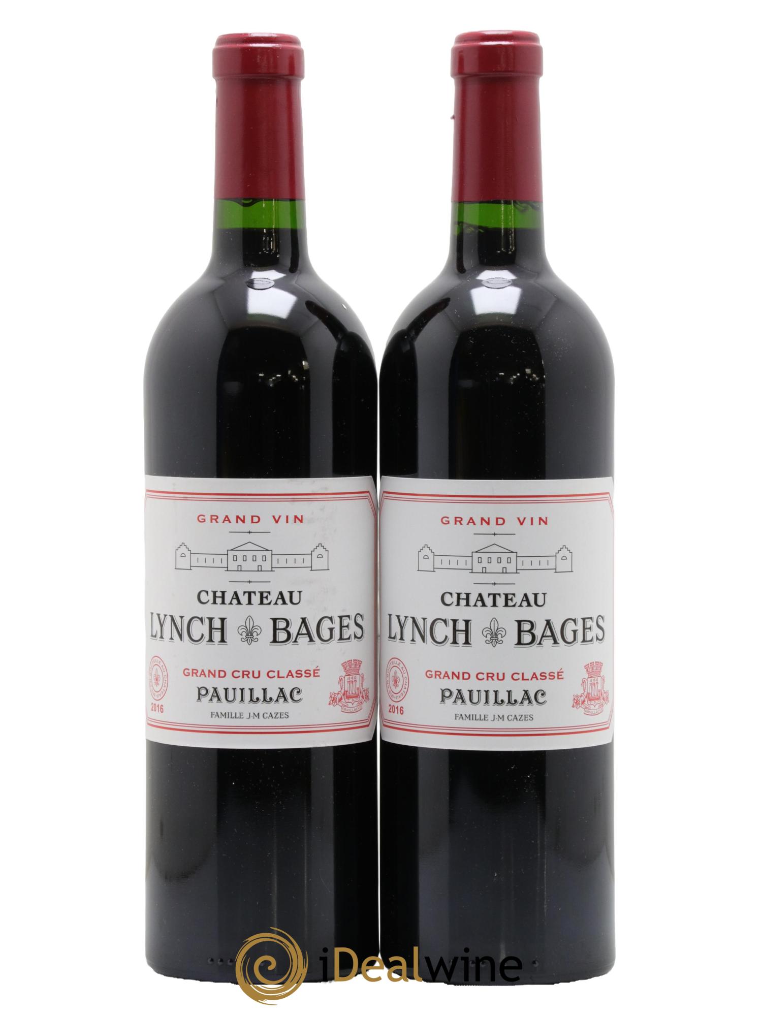 Château Lynch Bages 5ème Grand Cru Classé 2016 - Lot of 2 bottles - 0