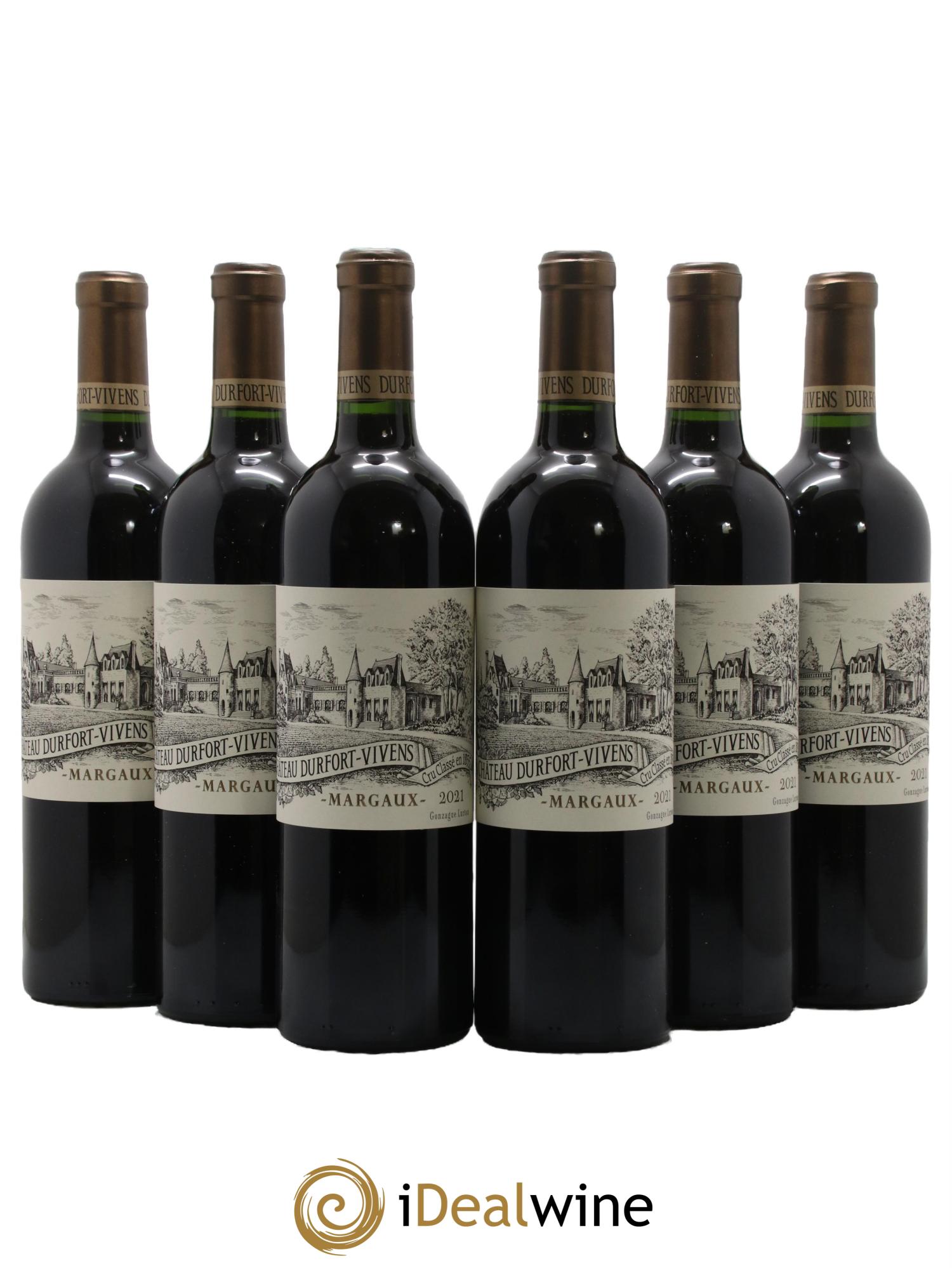 Château Durfort Vivens 2ème Grand Cru Classé 2021 - Lot de 6 bouteilles - 0