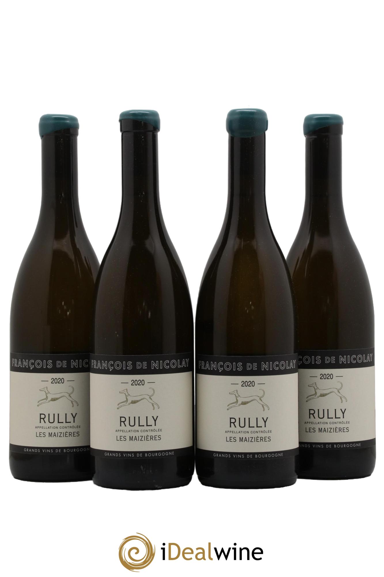 Rully Les Maizières François de Nicolay 2020 - Lot de 4 bouteilles - 0