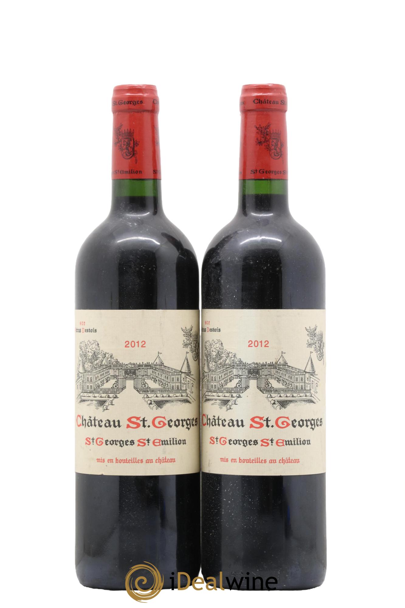 Château Saint-Georges 2012 - Lotto di 2 bottiglie - 0