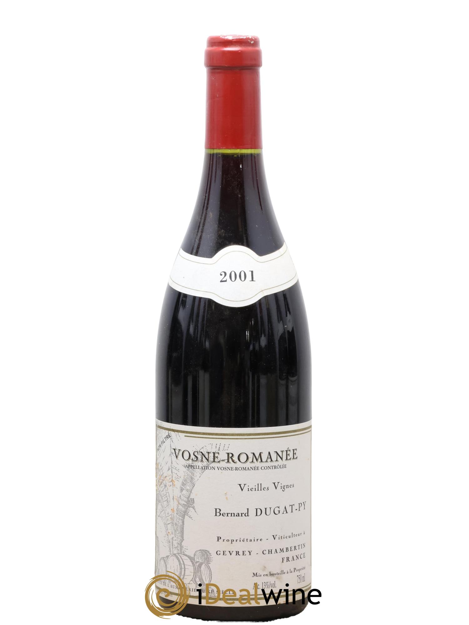 Vosne-Romanée Vieilles Vignes Dugat-Py Vieilles Vignes Dugat-Py 2001 - Lot de 1 bouteille - 0