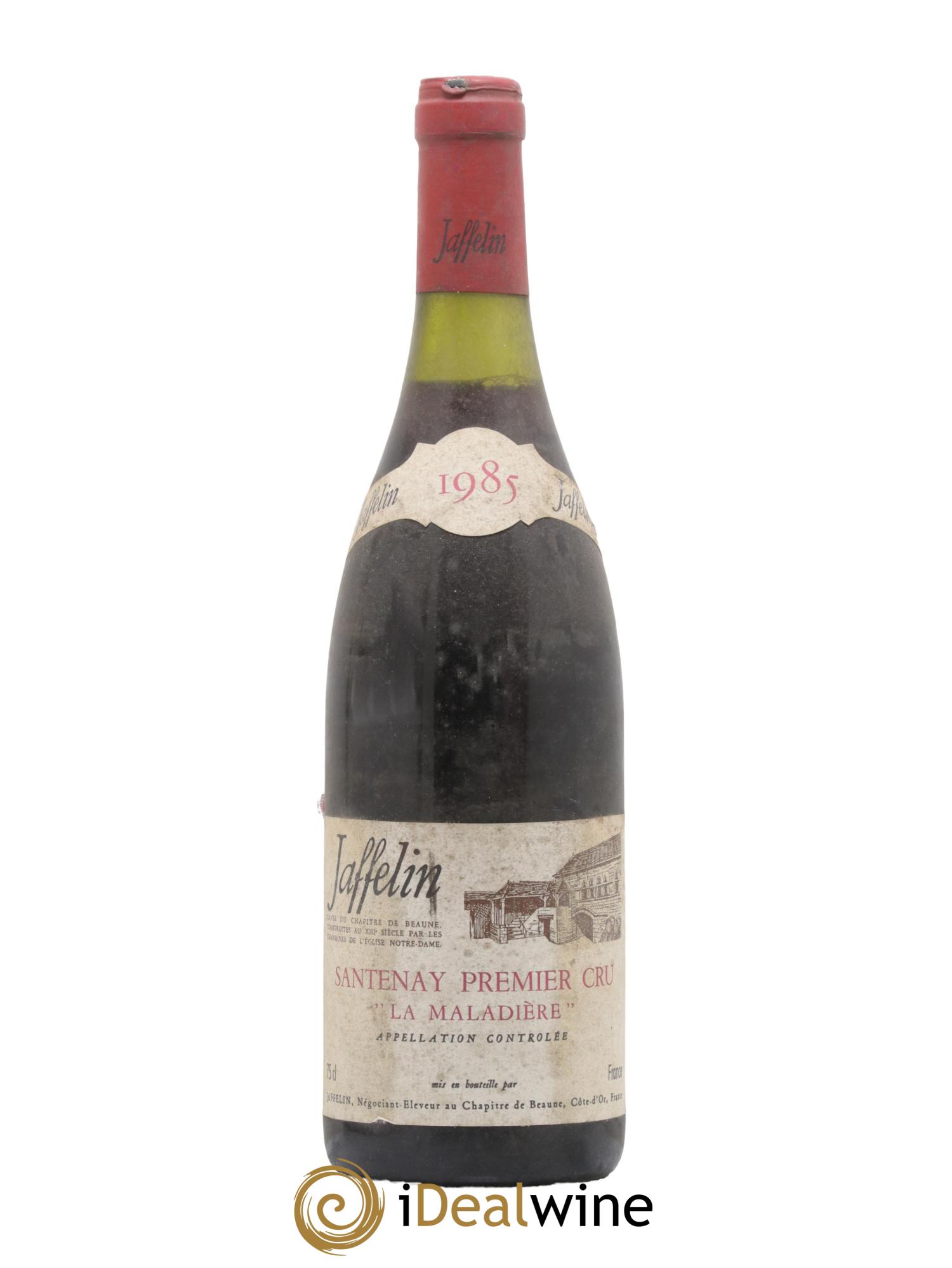 Santenay 1er Cru La Maladiere Domaine Jaffelin 1985 - Lot de 1 bouteille - 0