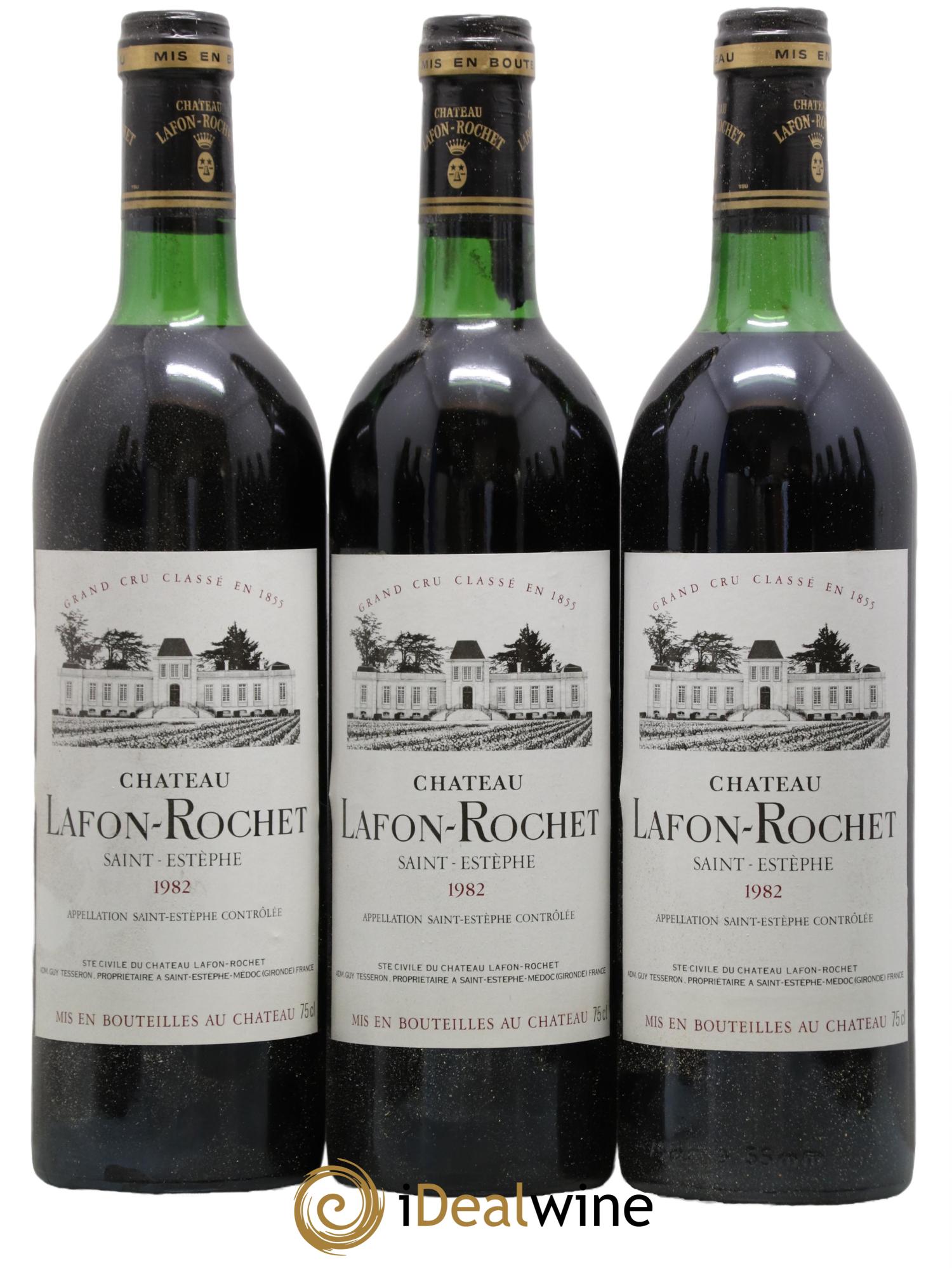 Château Lafon Rochet 4ème Grand Cru Classé 1982 - Lot de 12 bouteilles - 2