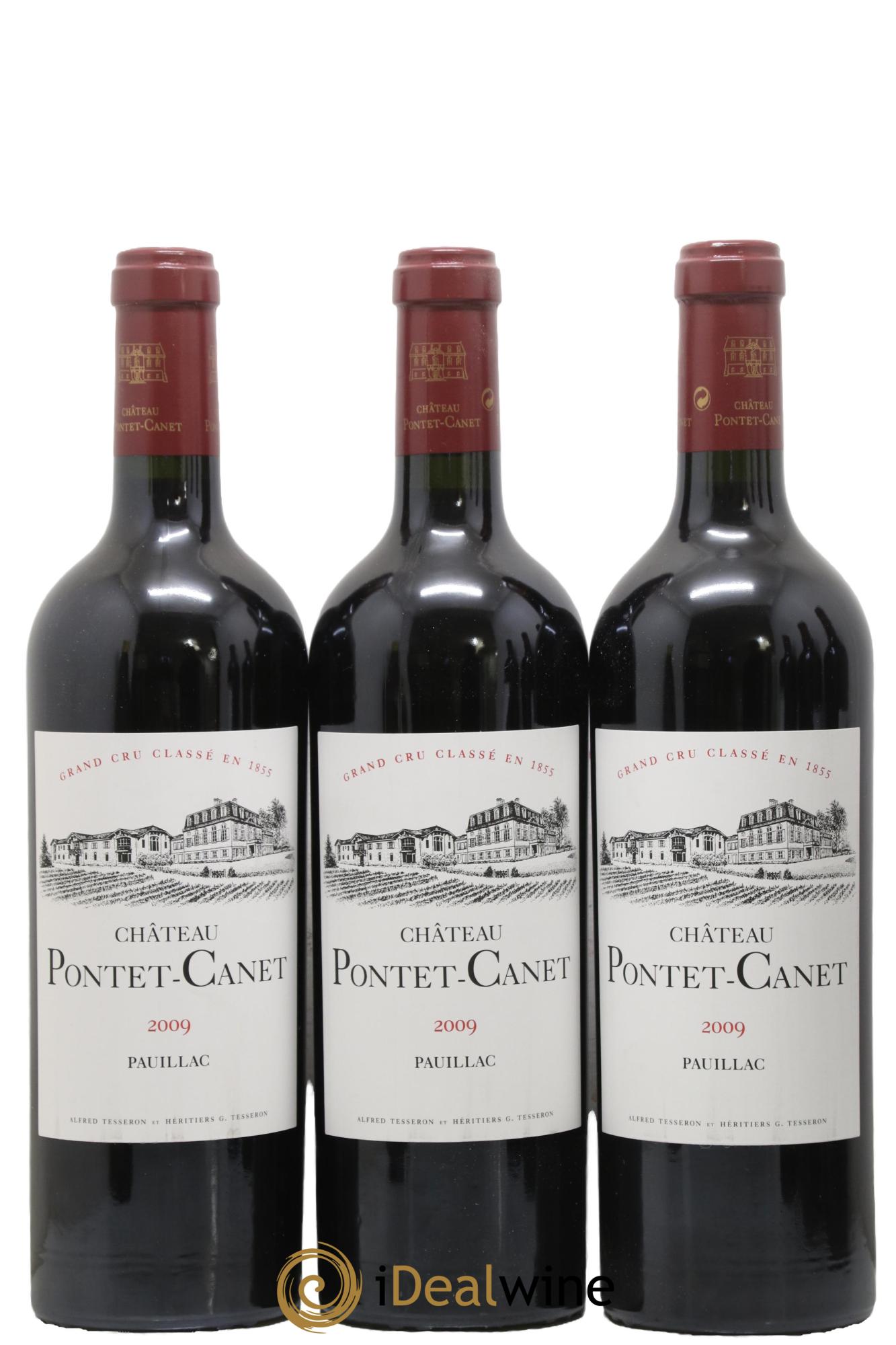 Château Pontet Canet 5ème Grand Cru Classé 2009 - Lotto di 6 bottiglie - 1