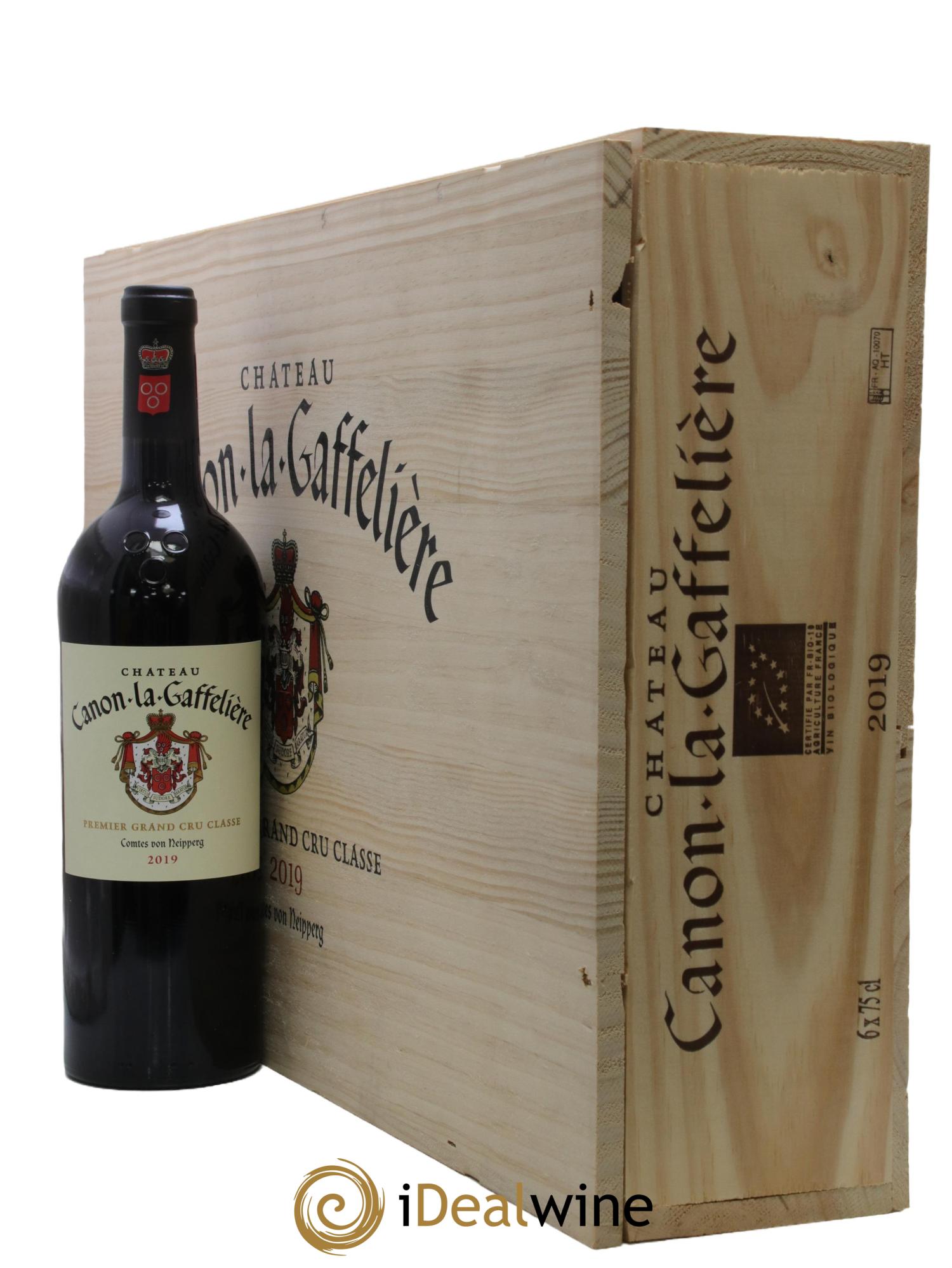 Château Canon la Gaffelière 1er Grand Cru Classé B 2019 - Lot de 6 bouteilles - 1