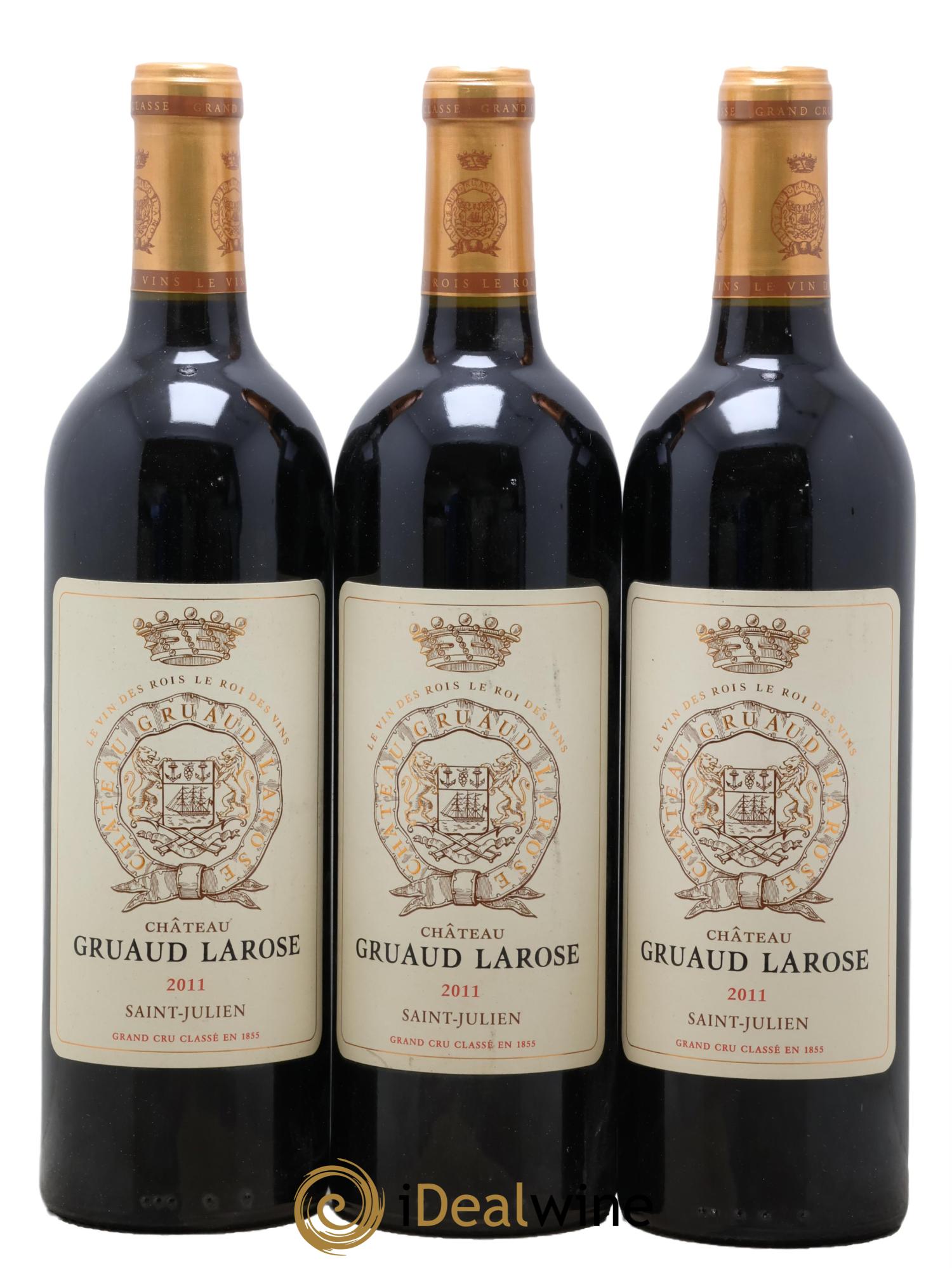 Château Gruaud Larose 2ème Grand Cru Classé 2011 - Lot de 3 bouteilles - 0
