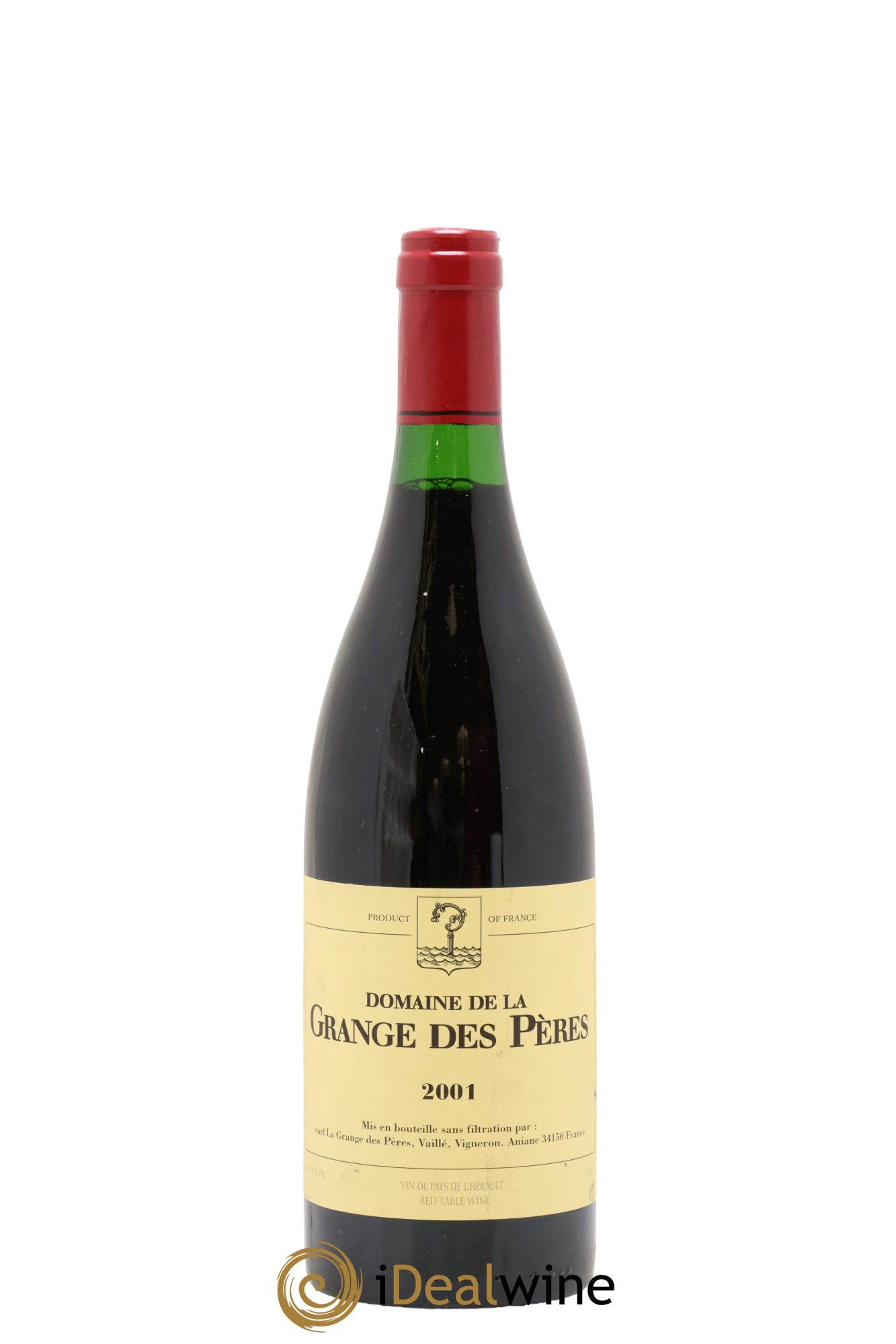 Pays d'Hérault Grange des Pères Laurent Vaillé 2001 - Lotto di 1 bottiglia - 0
