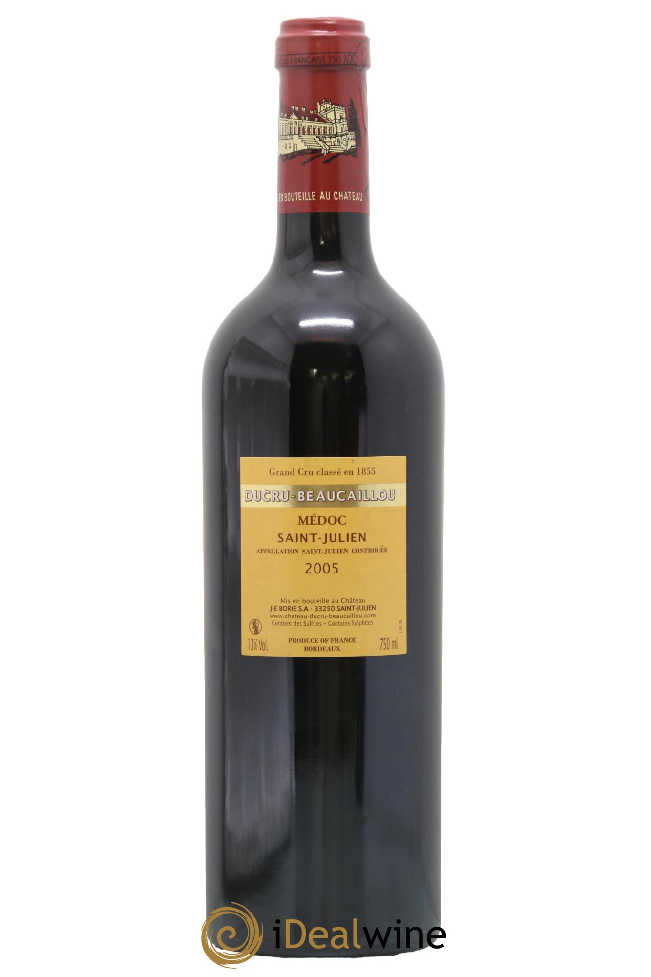 Château Ducru Beaucaillou 2ème Grand Cru Classé  2005 - Posten von 1 Flasche - 1