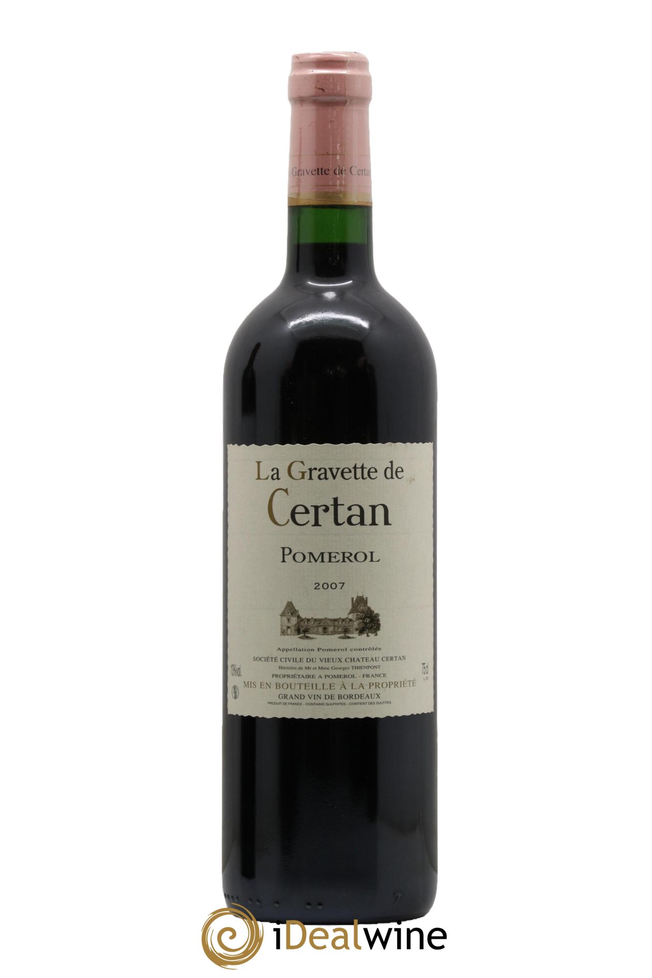 La Gravette de Certan 2007 - Lot de 1 bouteille - 0