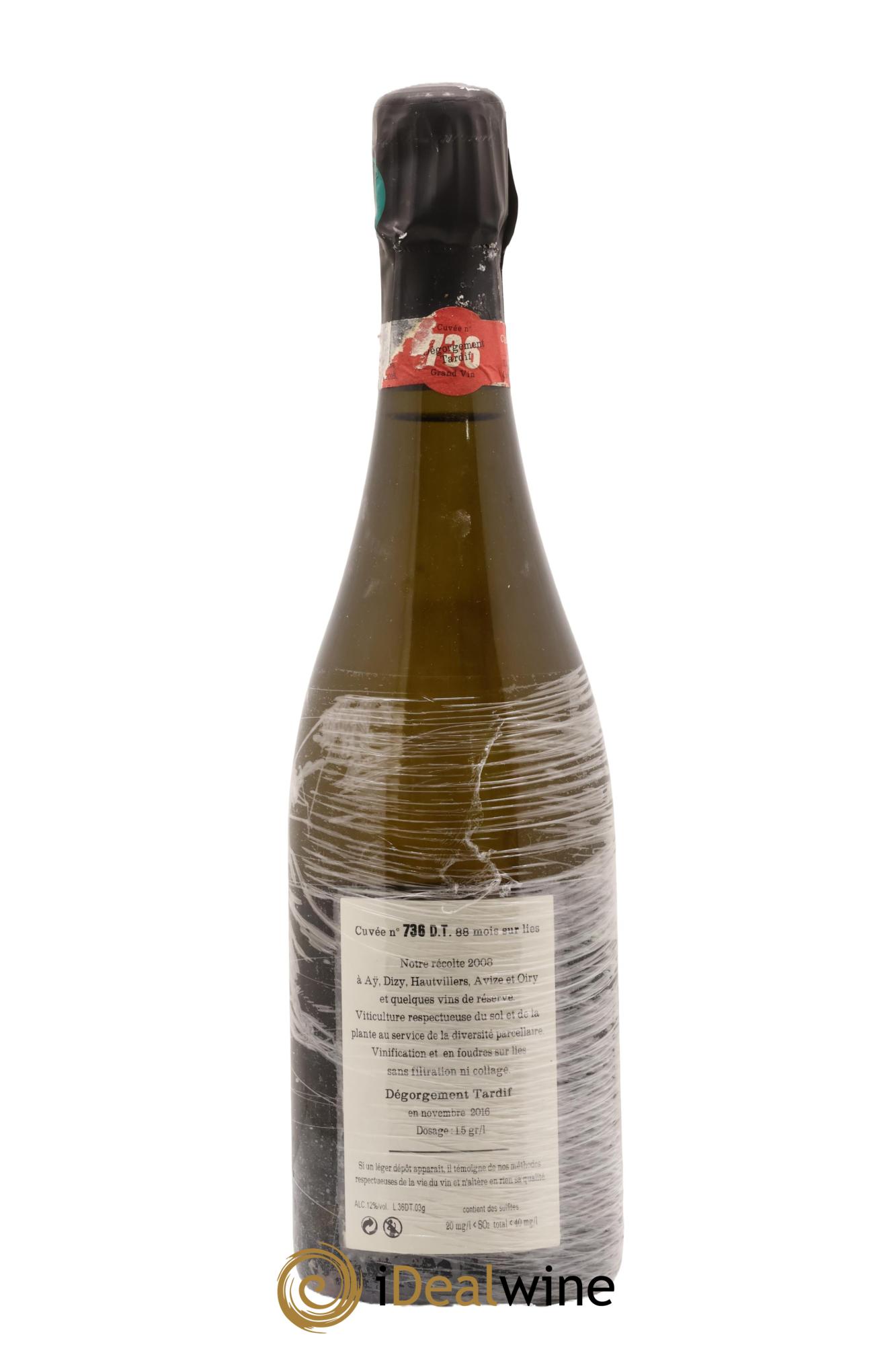Cuvée 736 Dégorgement Tardif Extra-Brut Jacquesson - Lot de 1 bouteille - 1