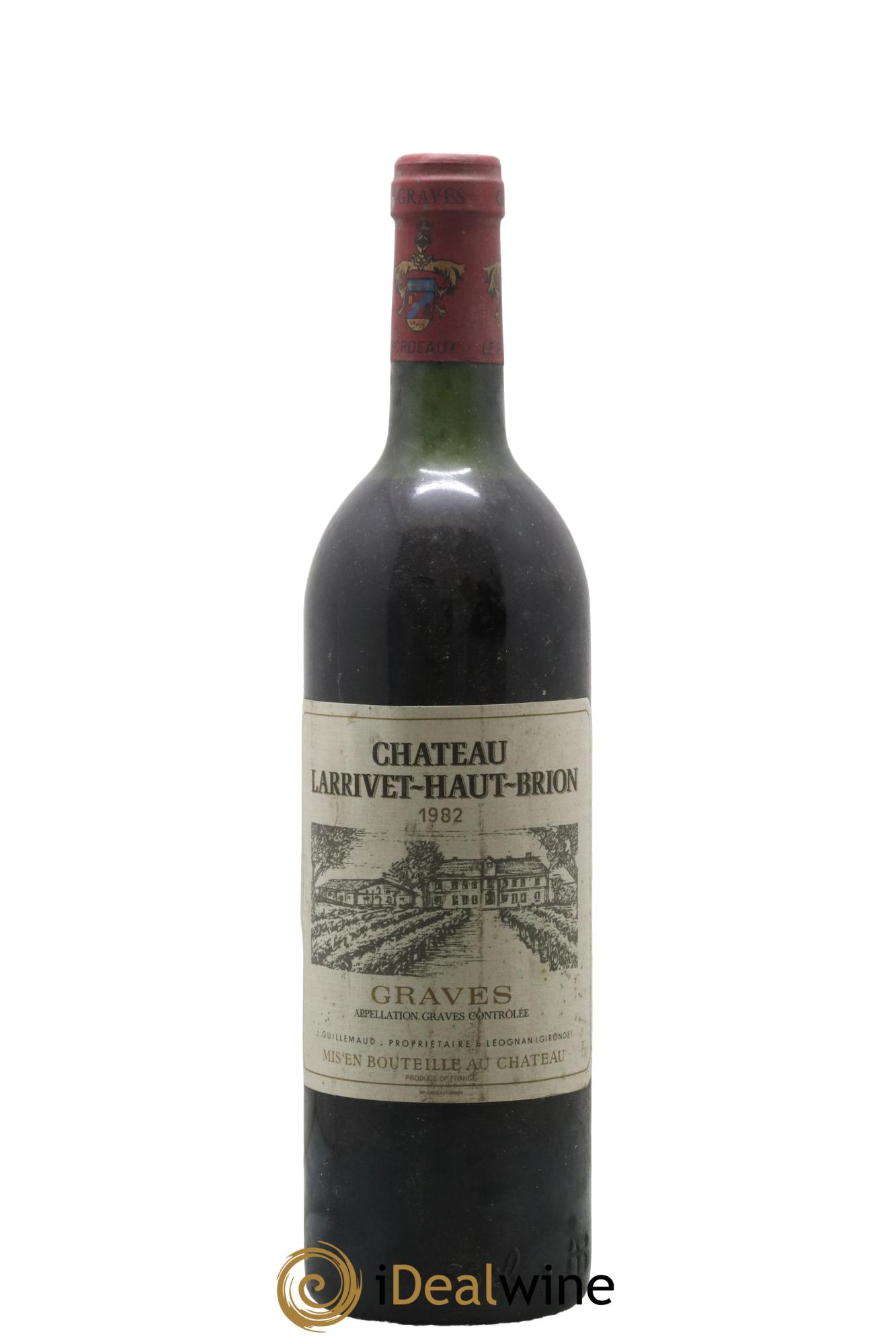 Château Larrivet Haut-Brion 1982 - Lot de 1 bouteille - 0