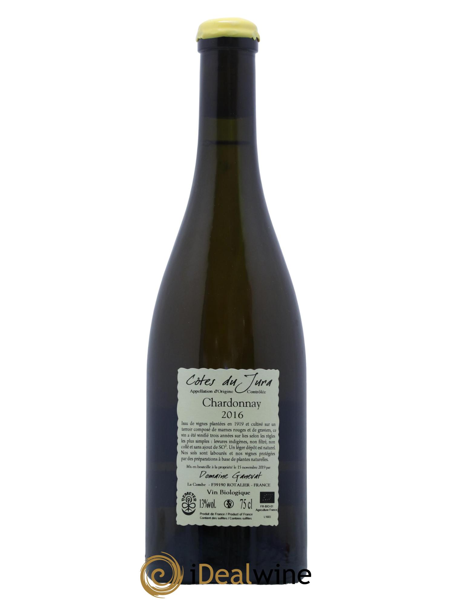 Côtes du Jura Les Grands Teppes Vieilles Vignes Jean-François Ganevat (Domaine) 2016 - Lot de 1 bouteille - 1