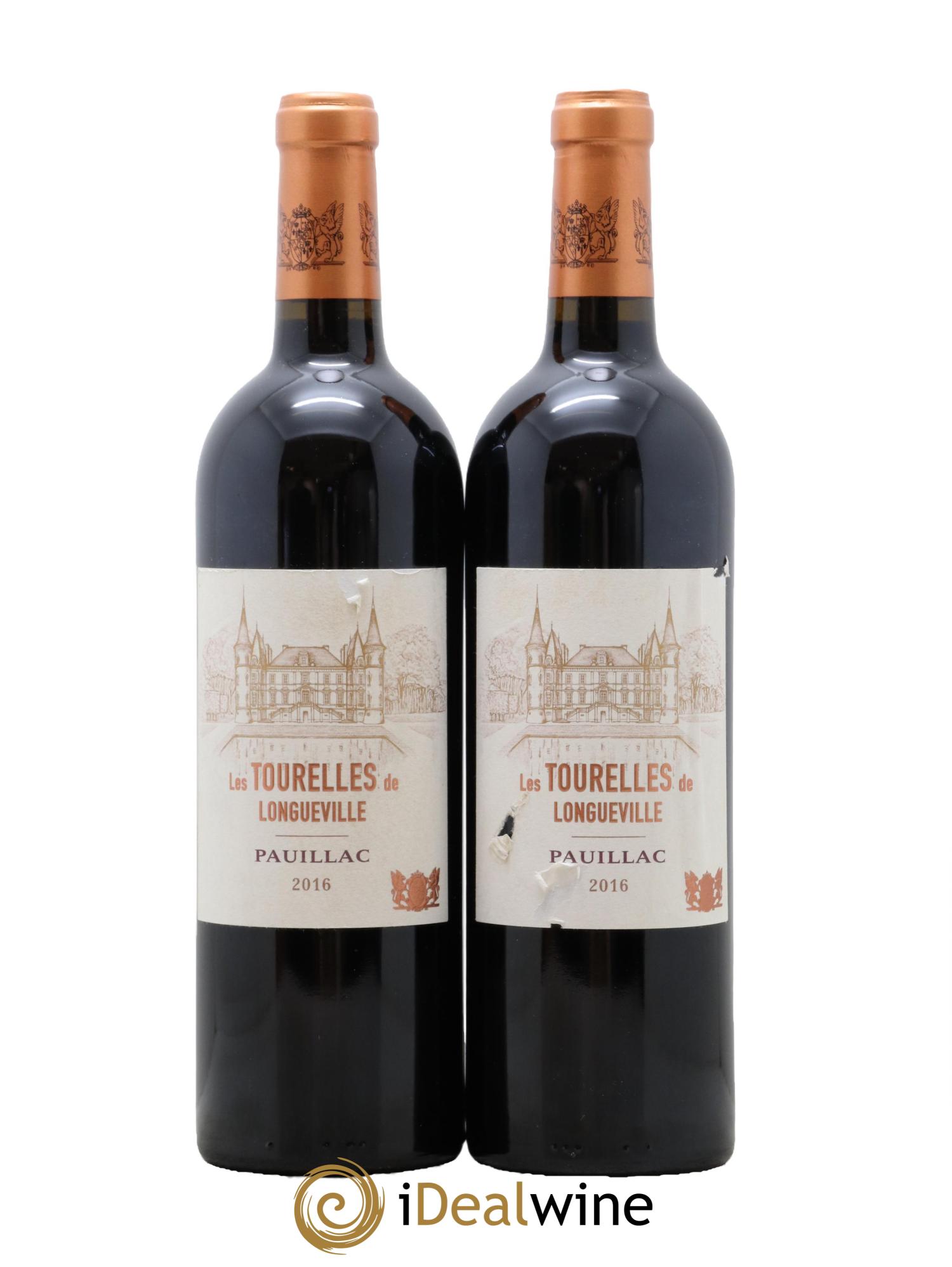 Les Tourelles de Longueville Second Vin 2016 - Lot de 2 bouteilles - 0