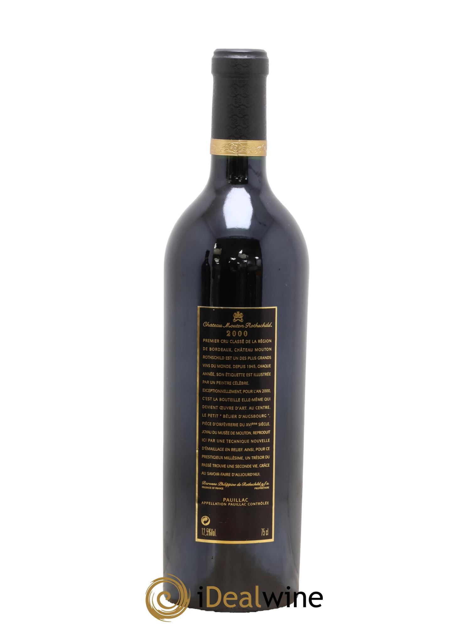 Château Mouton Rothschild 1er Grand Cru Classé 2000 - Lot of 1 bottle - 1
