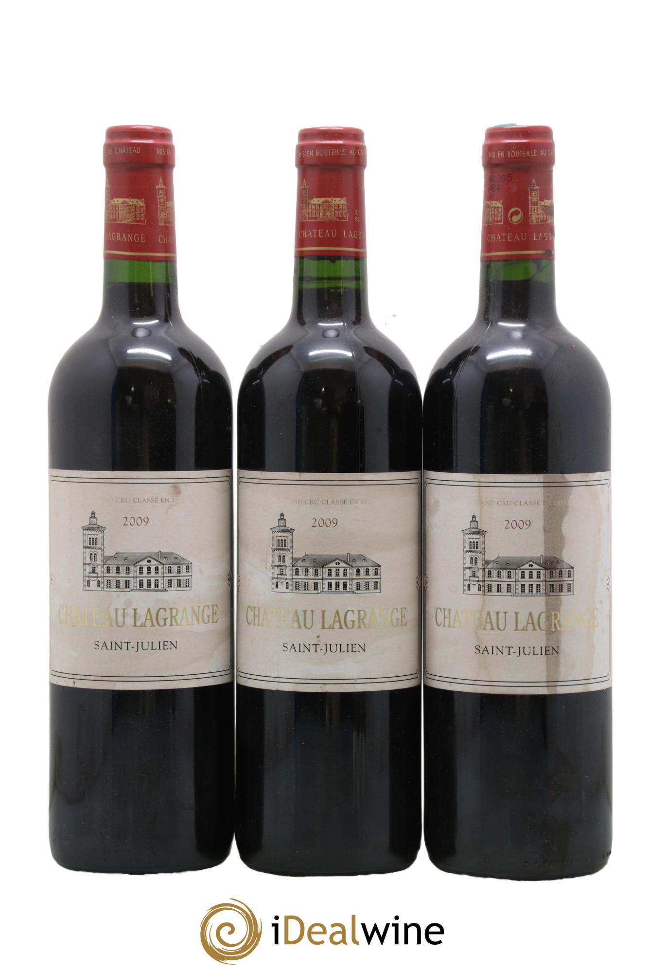 Château Lagrange 3ème Grand Cru Classé 2009 - Lot de 3 bouteilles - 0