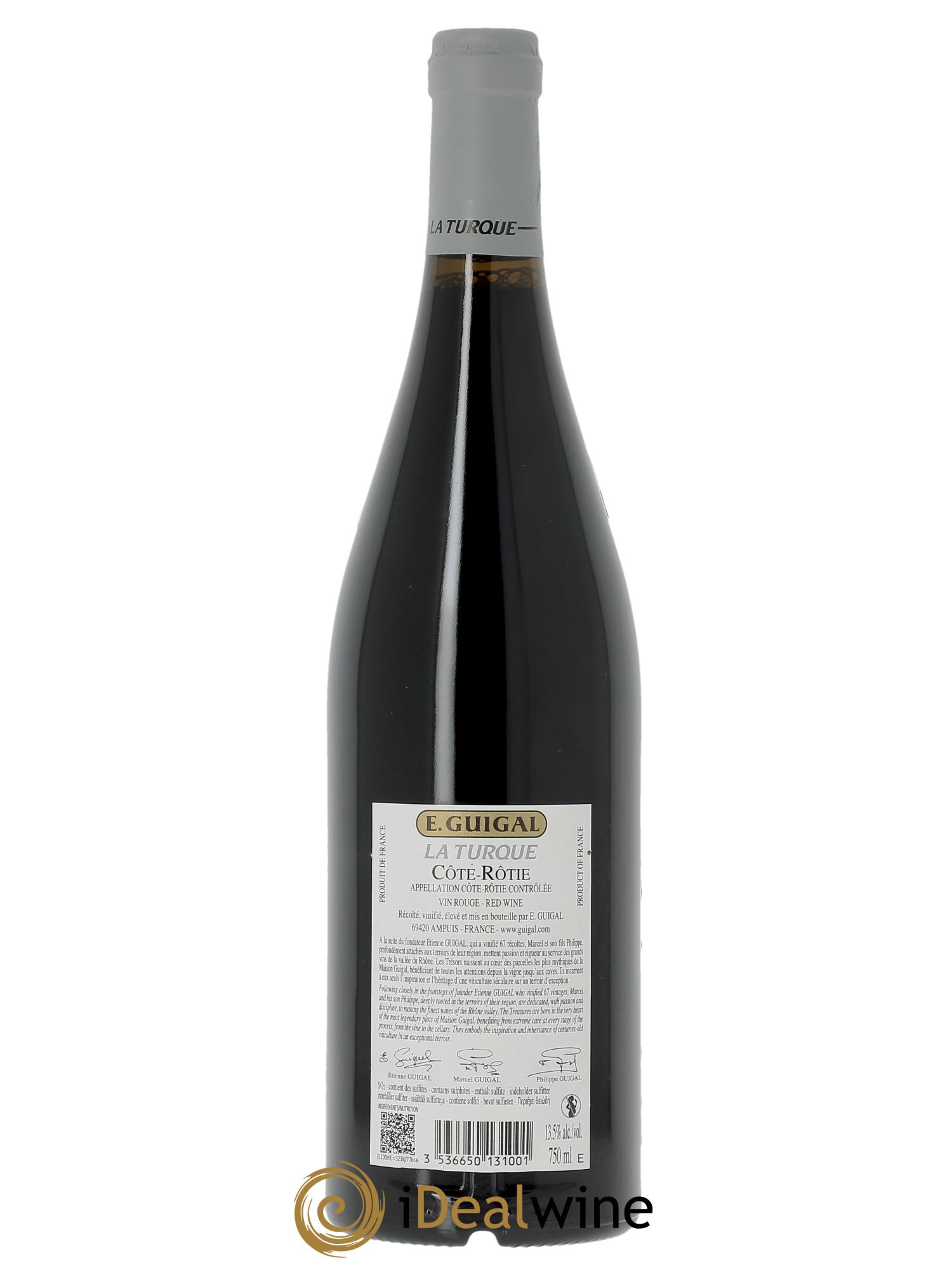Côte-Rôtie La Turque Guigal (Original-holzkiste ab 3 Fl.) 2022 - Posten von 1 Flasche - 1