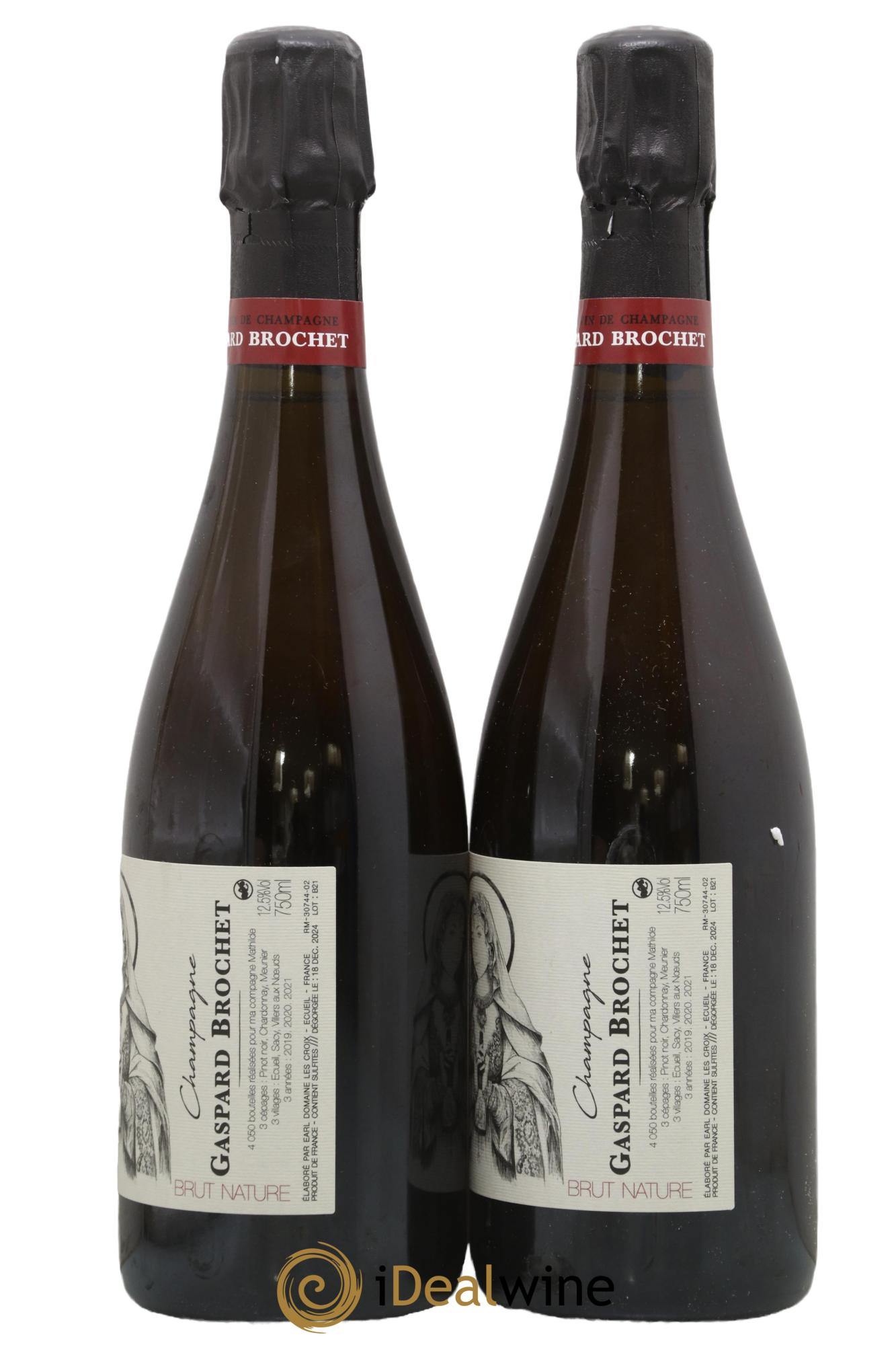 333.e Brut Nature Gaspard Brochet - Lot de 2 bouteilles - 1