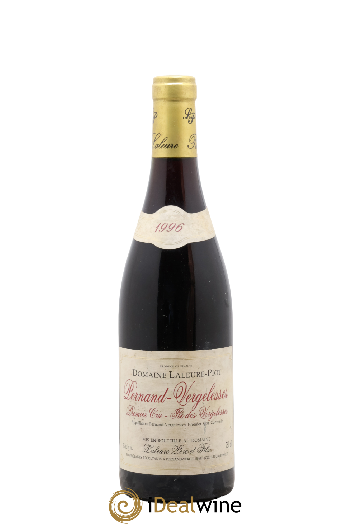 Pernand-Vergelesses 1er Cru Ile des Vergelesses Domaine Laleure-Piot 1996 - Lot de 1 bouteille - 0