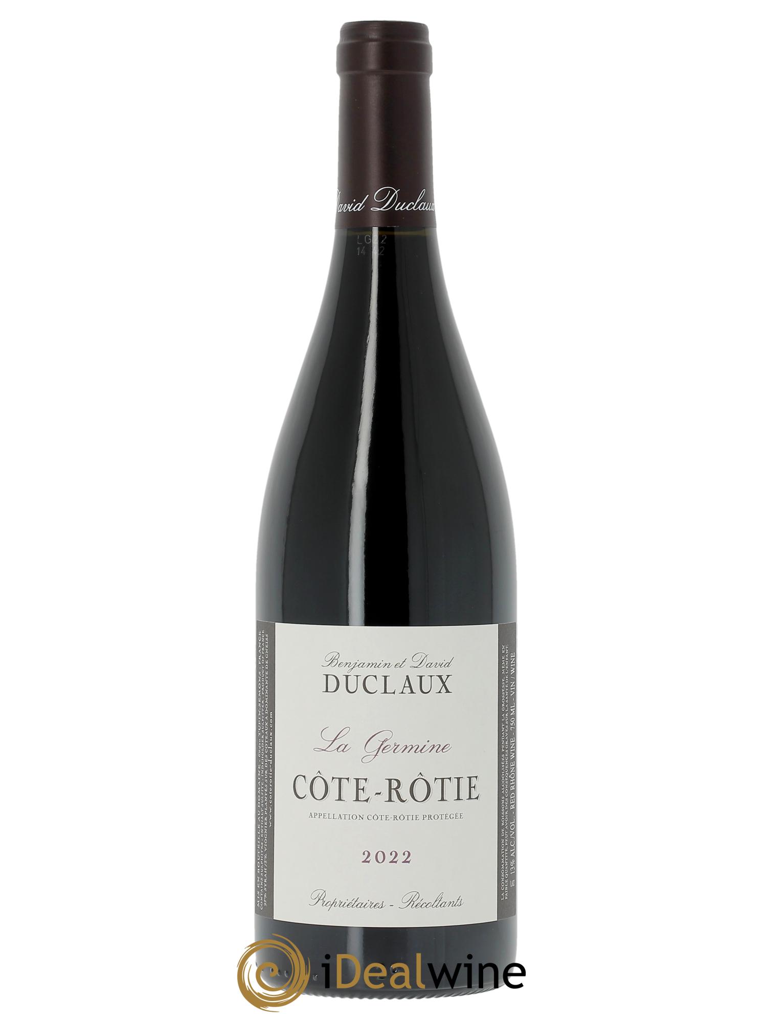 Côte-Rôtie La Germine Domaine Duclaux 2022 - Lotto di 1 bottiglia - 0