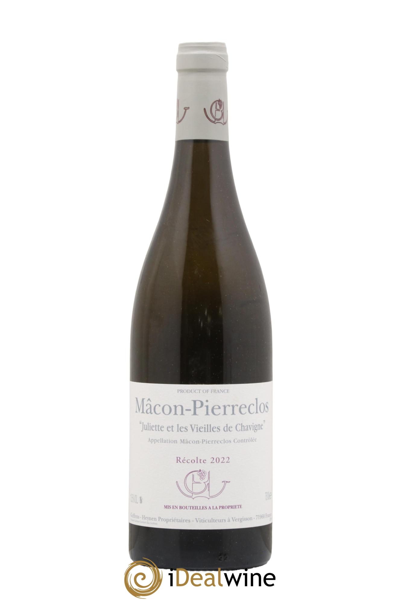 Mâcon-Pierreclos Juliette et Les Vieilles de Chavigne Guffens-Heynen 2022 - Lot de 1 bouteille - 0