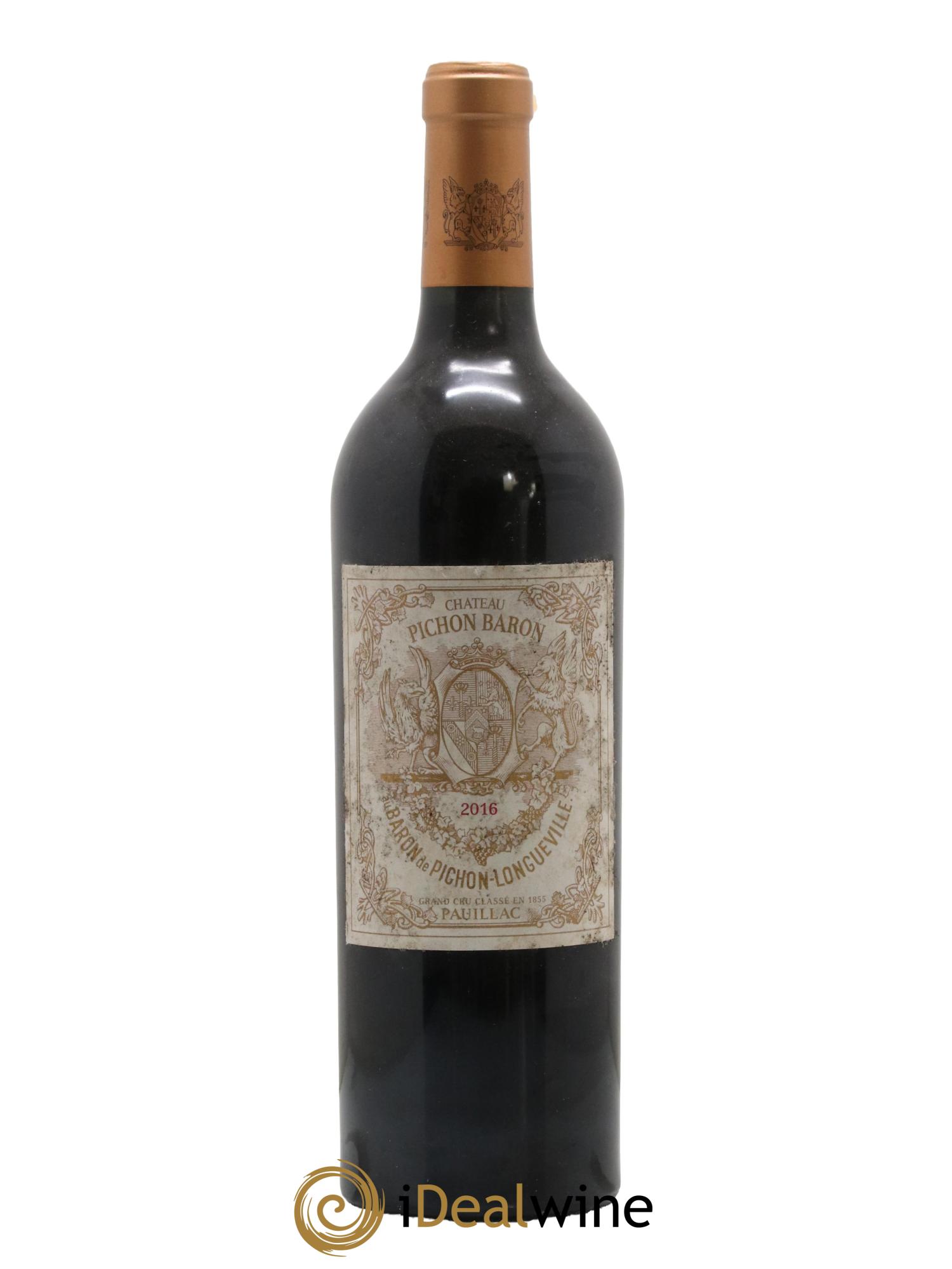 Pichon Longueville Baron 2ème Grand Cru Classé 2016 - Lot de 1 bouteille - 0