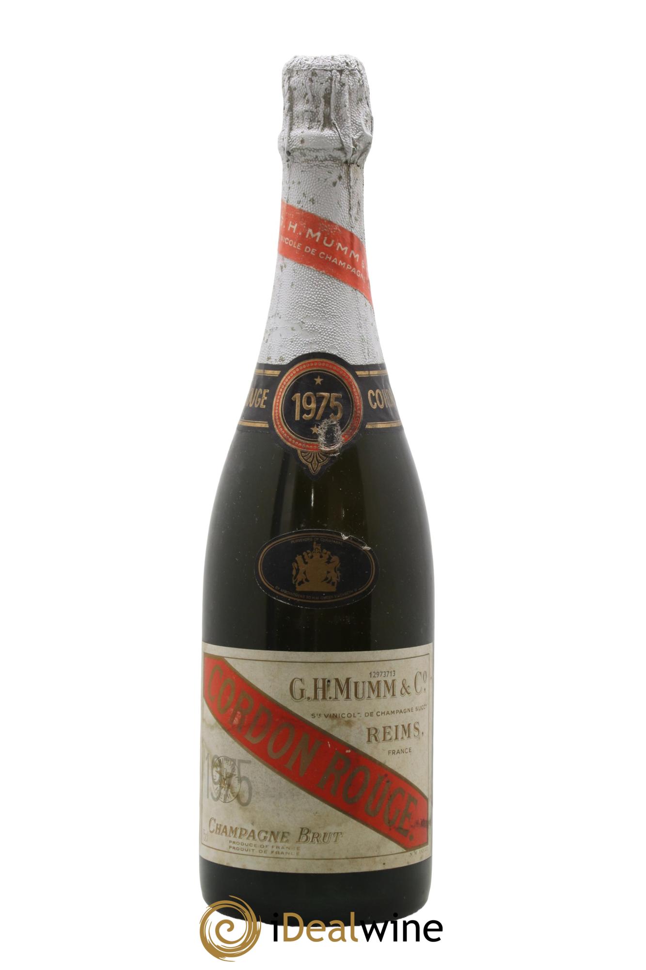 Cordon Rouge Mumm 1975 - Lotto di 1 bottiglia - 0