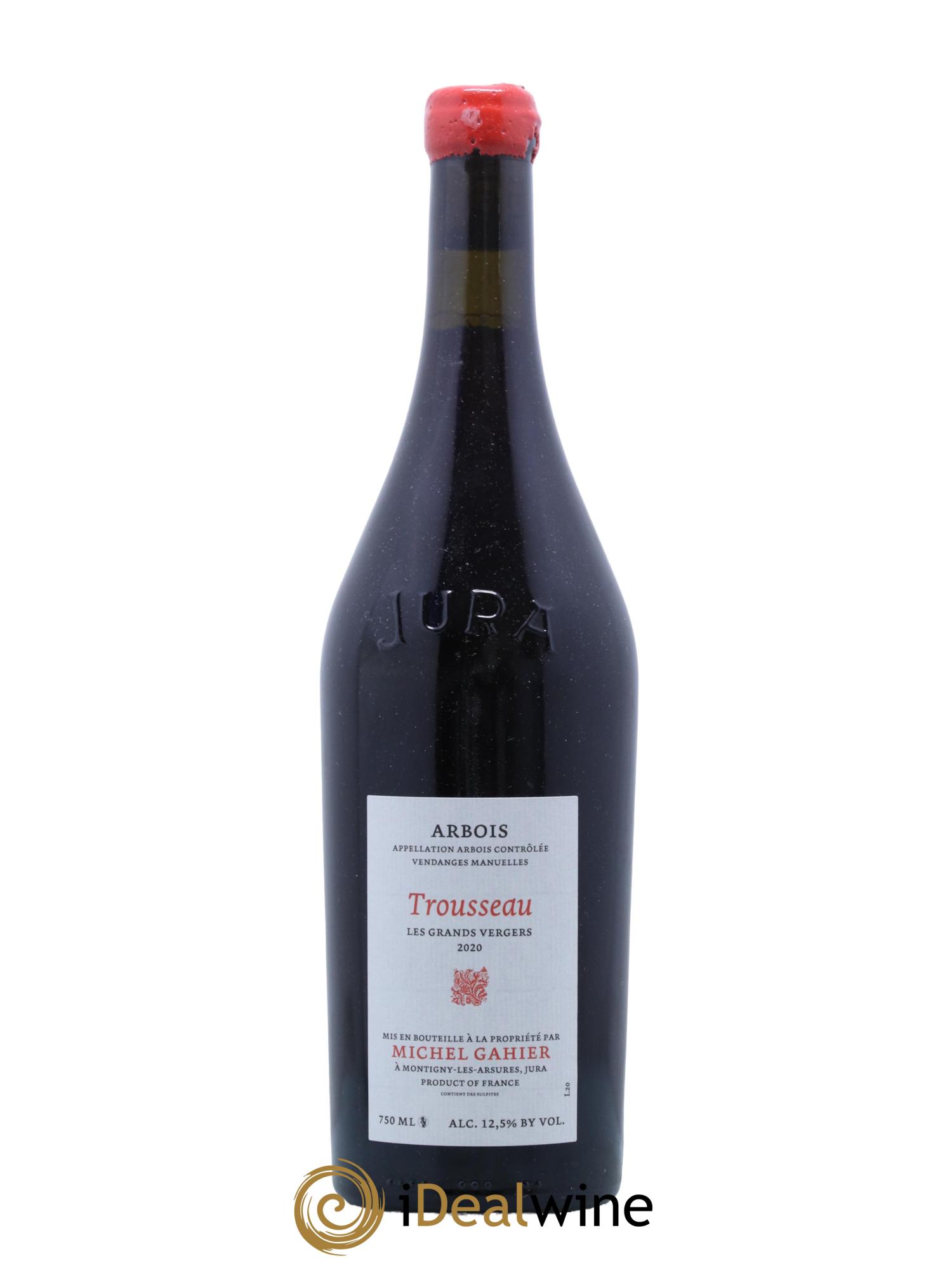 Arbois Trousseau Les Grands Vergers Michel Gahier 2020 - Lot de 1 bouteille - 0