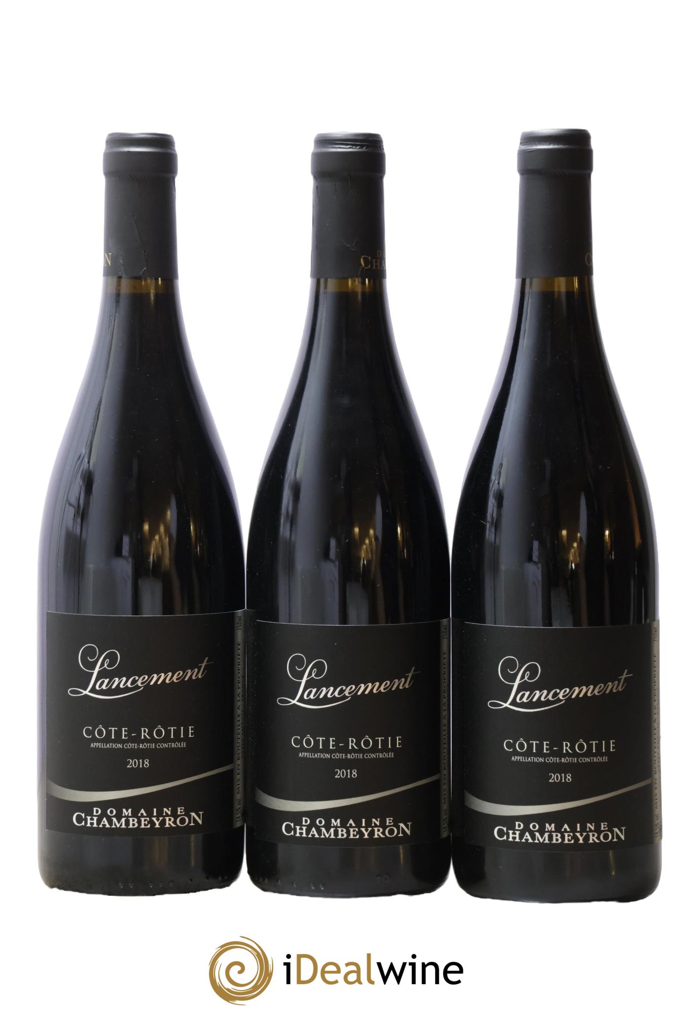 Côte-Rôtie Lancement Chambeyron Manin 2018 - Lot de 3 bouteilles - 0