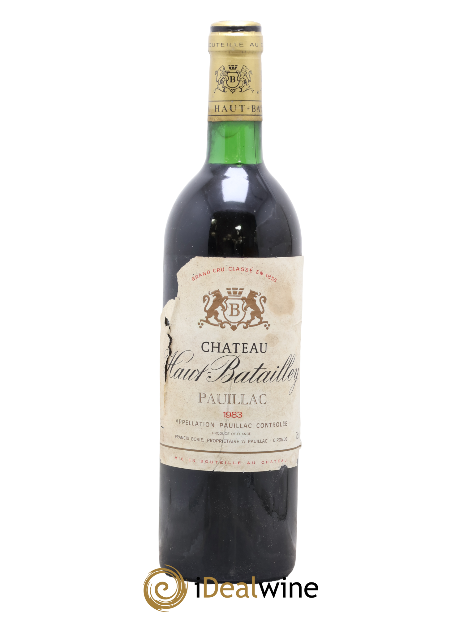 Château Haut Batailley 5ème Grand Cru Classé 1983 - Lot of 1 bottle - 0