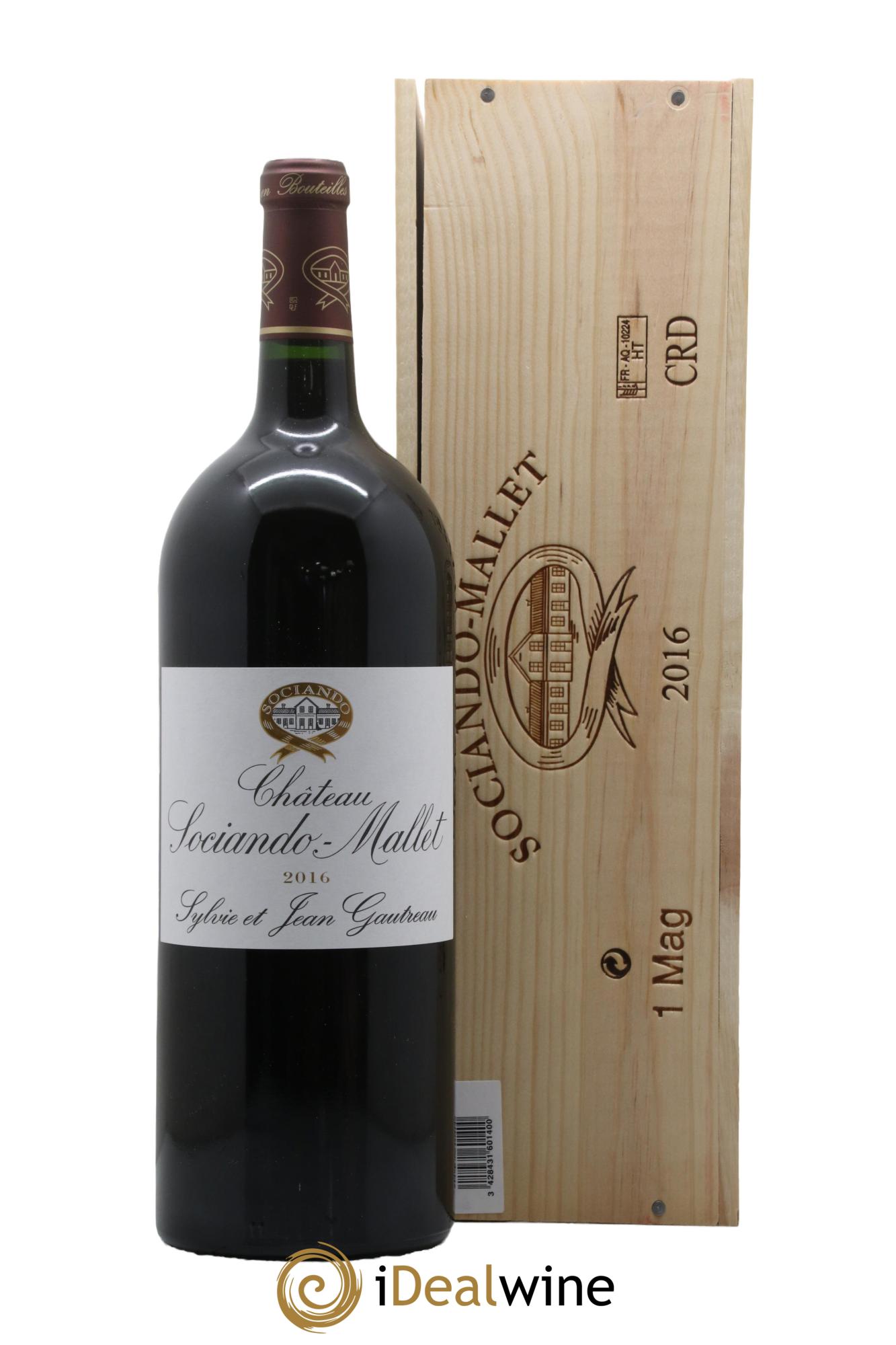 Château Sociando Mallet 2016 - Lotto di 1 magnum - 0