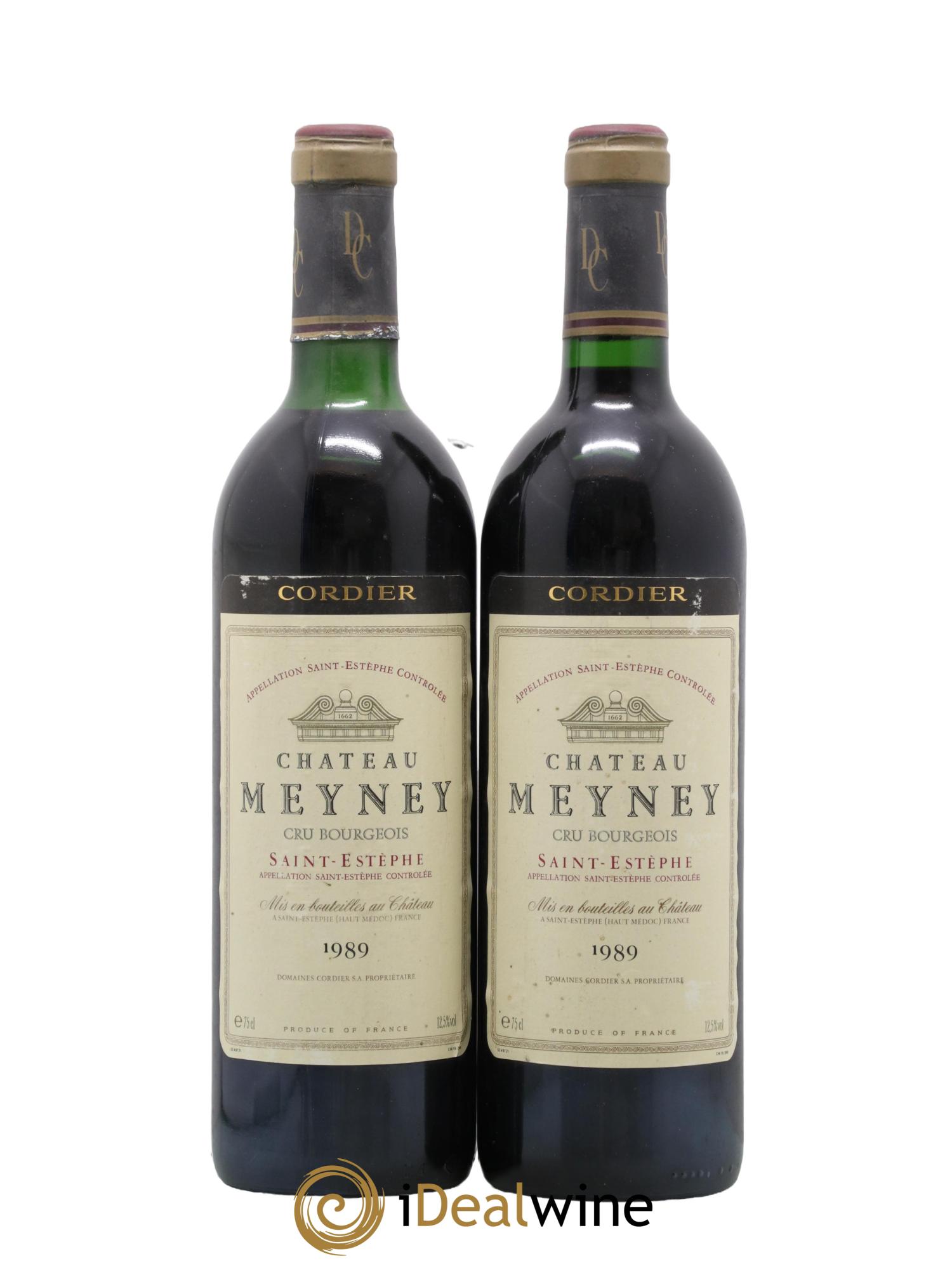 Château Meyney 1989 - Lot de 2 bouteilles - 0