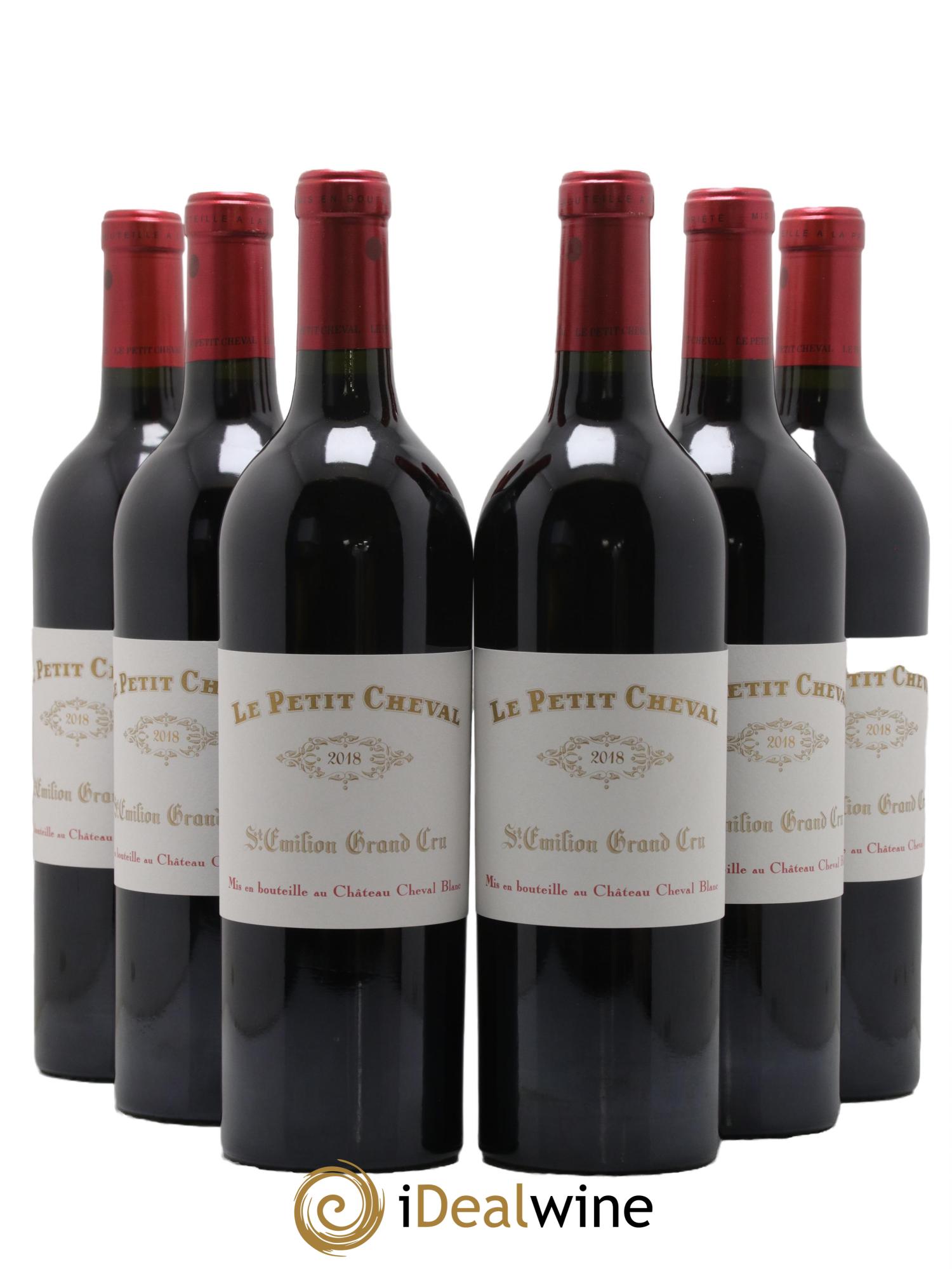 Le Petit Cheval Second Vin 2018 - Lot de 6 bouteilles - 0