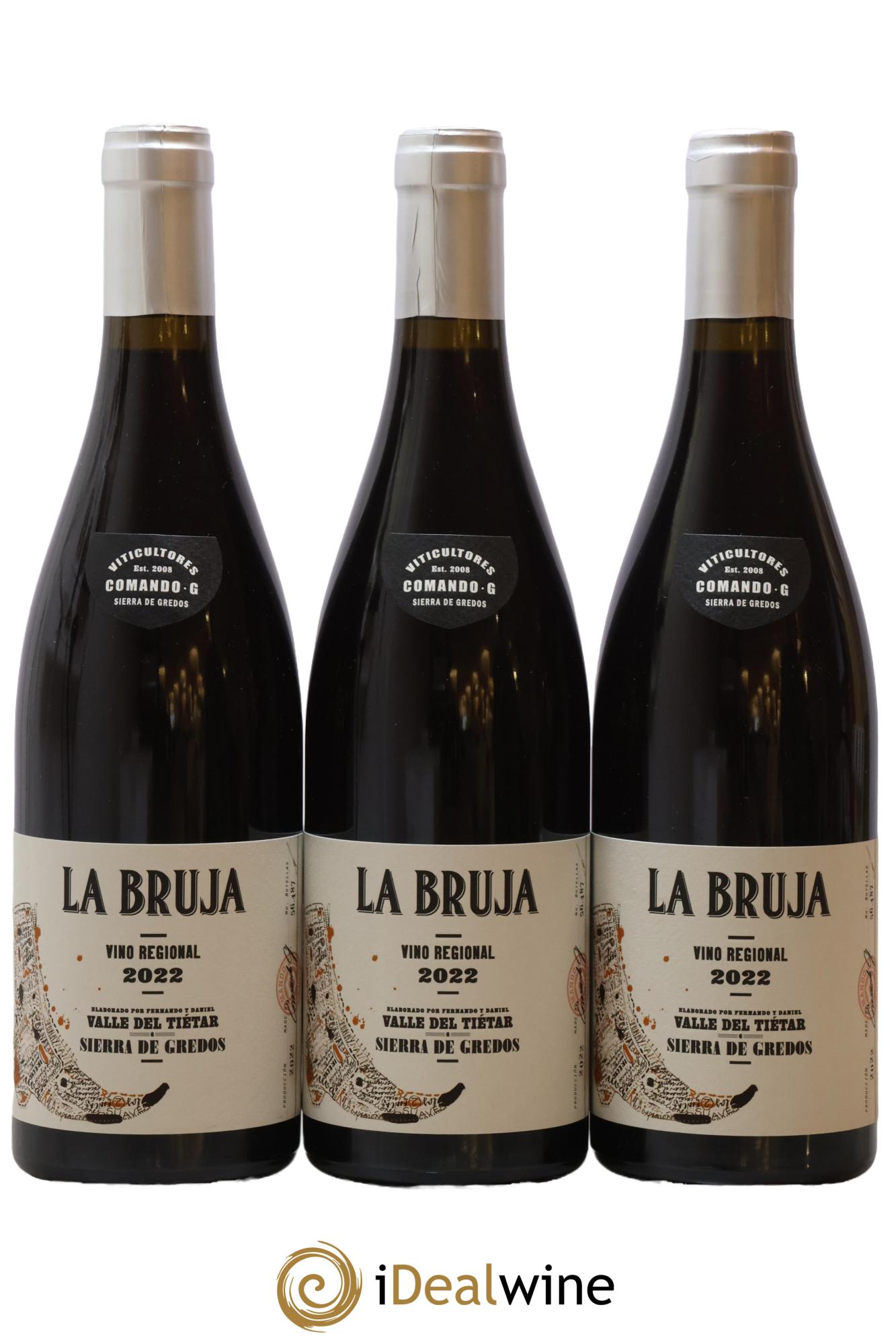 Vinos de Madrid DO Comando G La Bruja de Rozas 2022 - Lot de 3 bouteilles - 0