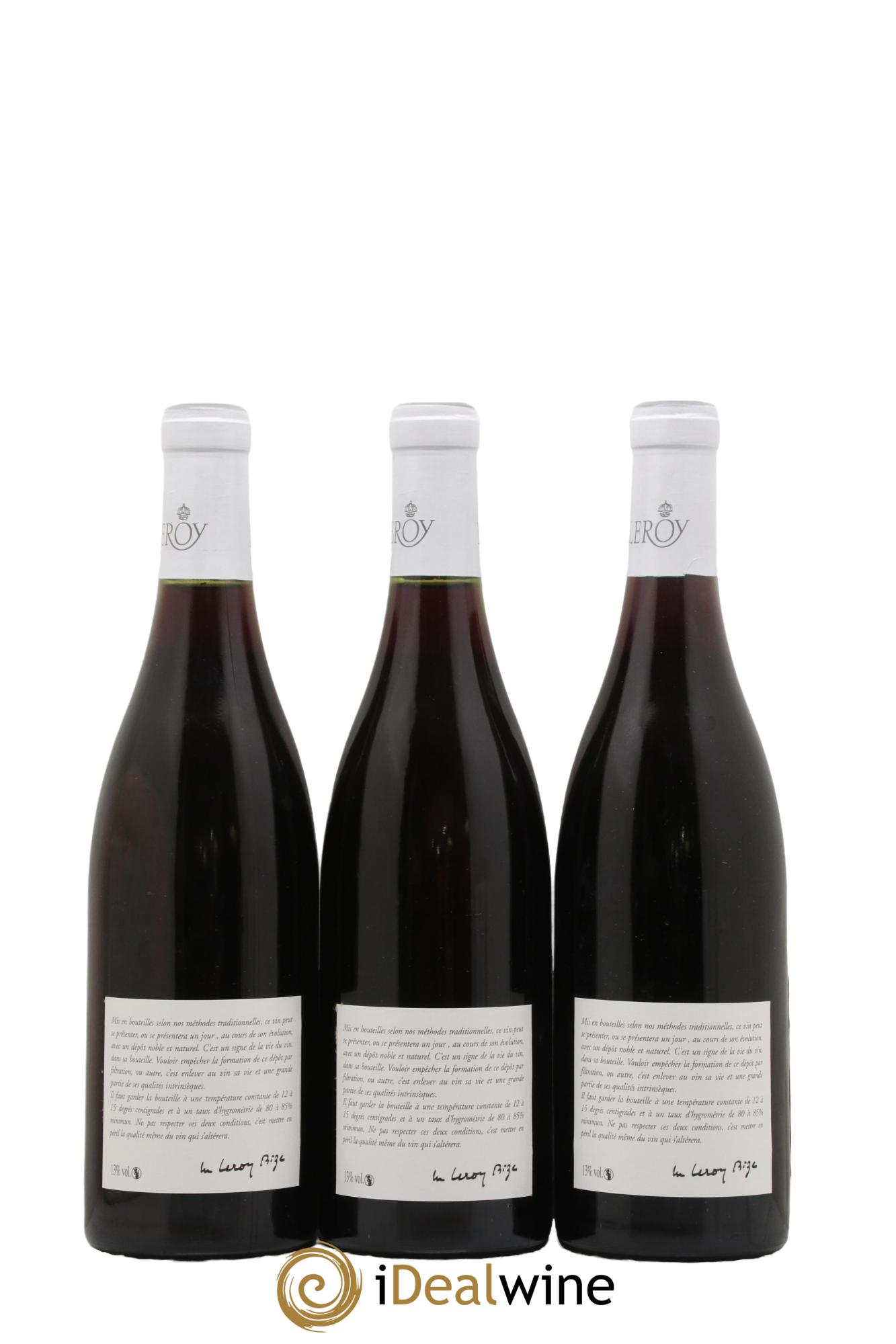 Beaune 1er Cru Les Sizies Leroy SA Les Sizies Leroy SA 1983 - Lot of 3 bottles - 1