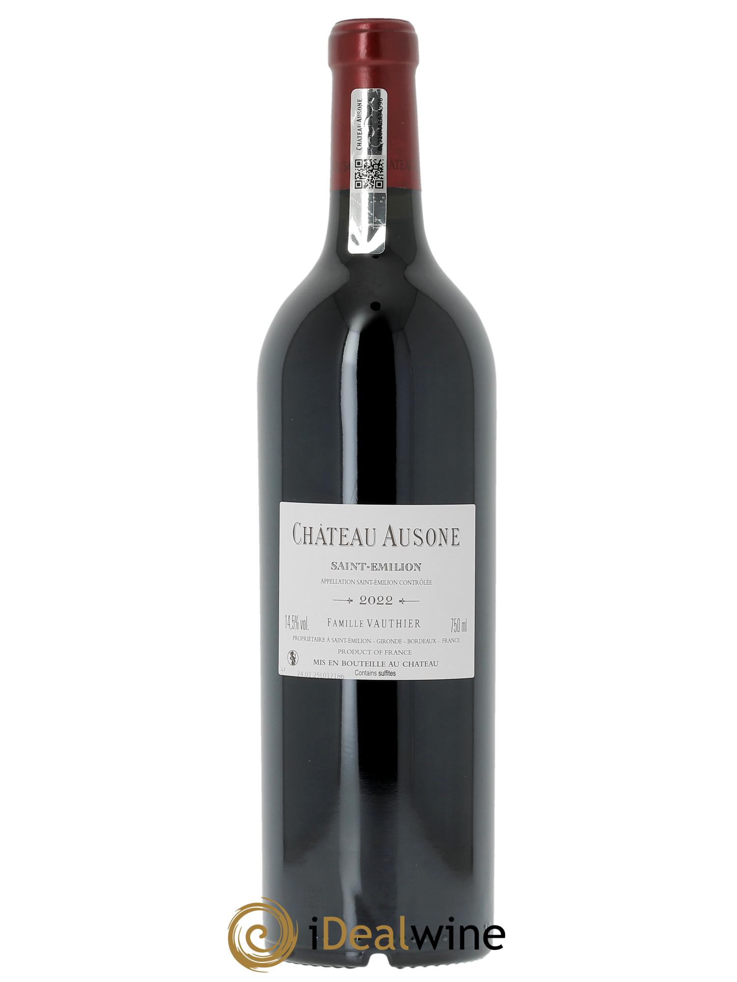 Château Ausone 1er Grand Cru Classé A (CBO à partir de 3 bts) 2022 - Lot de 1 bouteille - 2