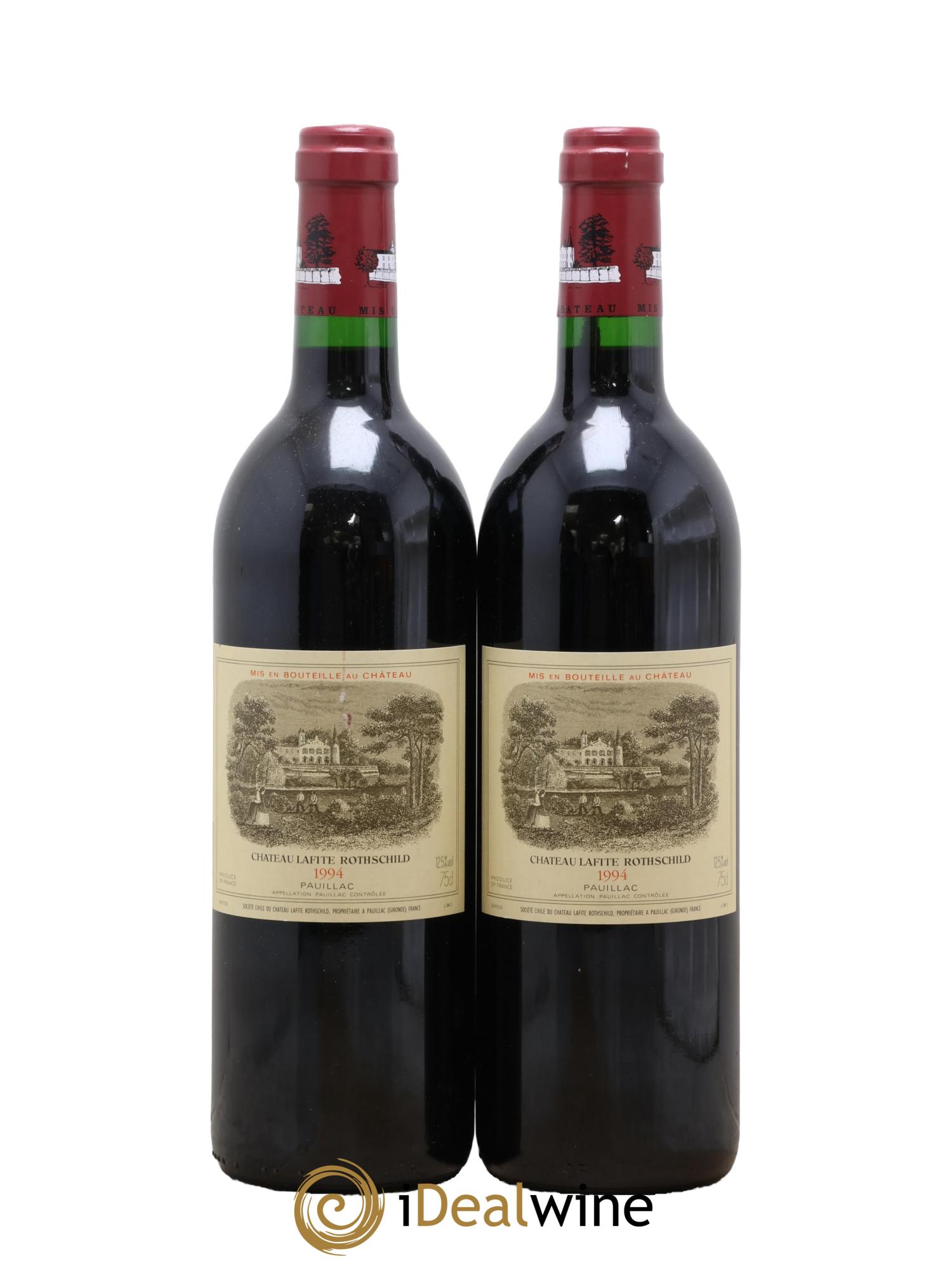 Château Lafite Rothschild 1er Grand Cru Classé 1994 - Posten von 2 Flaschen - 0