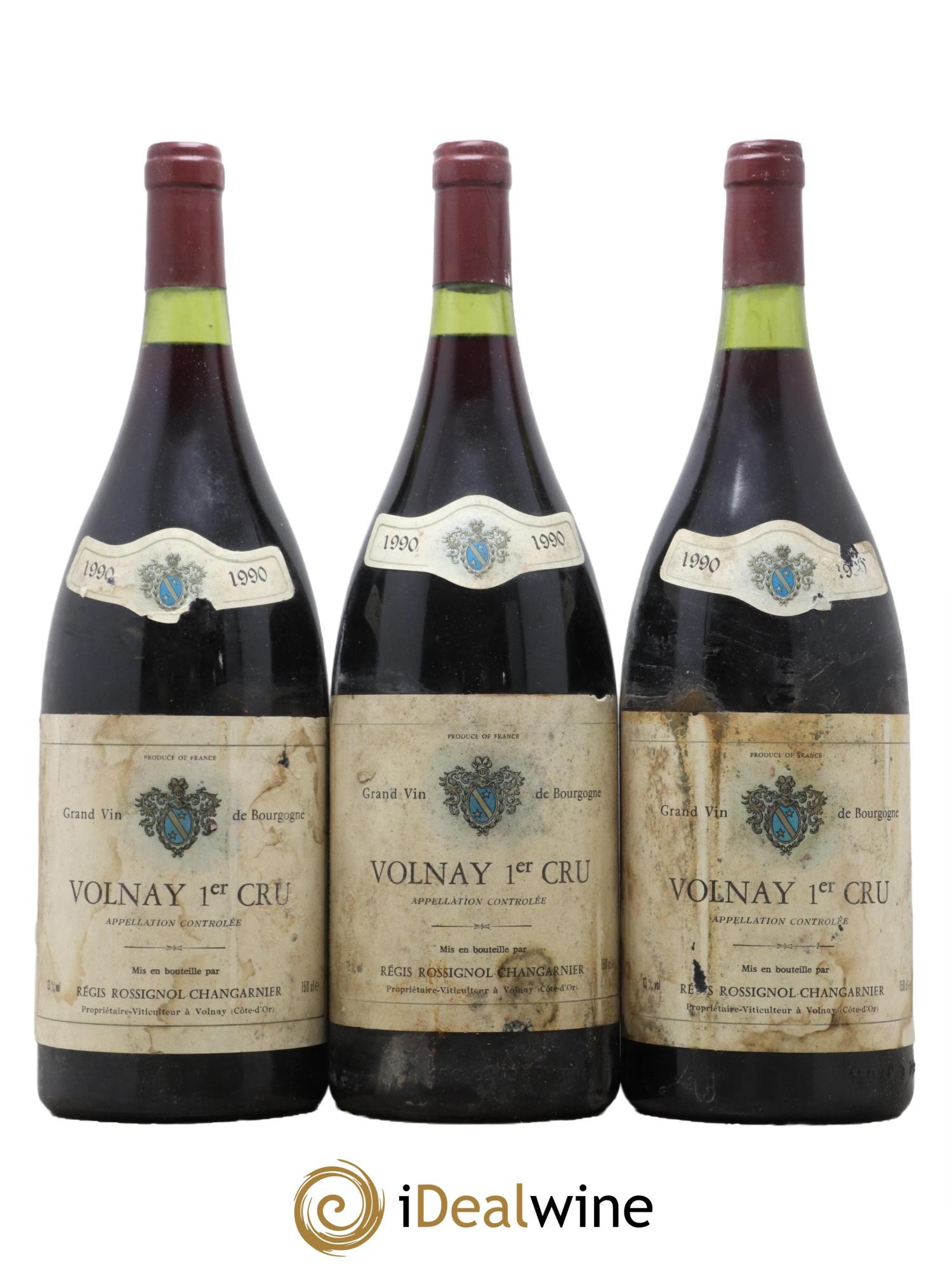 Volnay 1er Cru Rossignol Changarnier 1990 - Lot de 3 magnums - 0