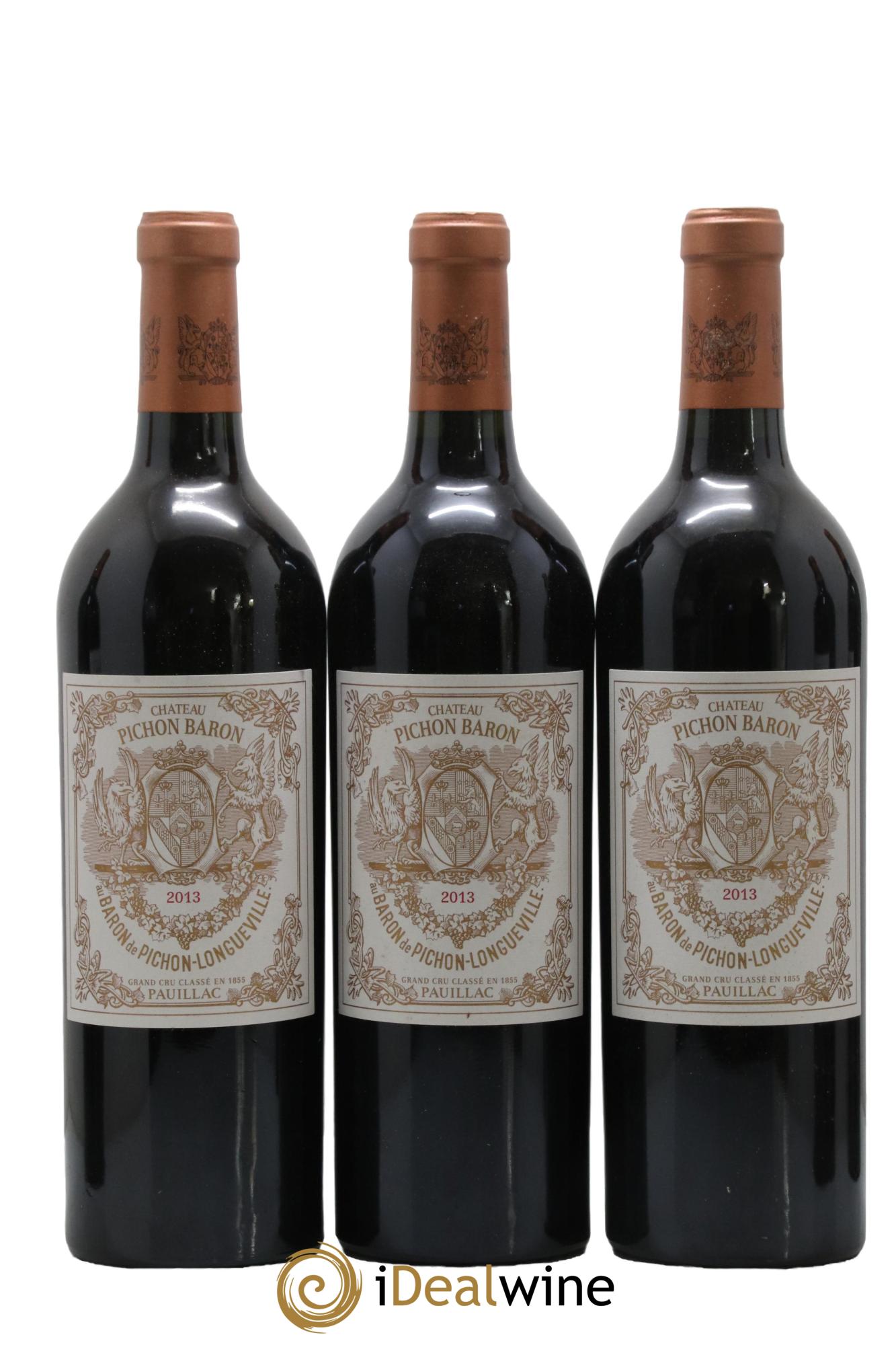Pichon Longueville Baron 2ème Grand Cru Classé 2013 - Lot of 12 bottles - 1
