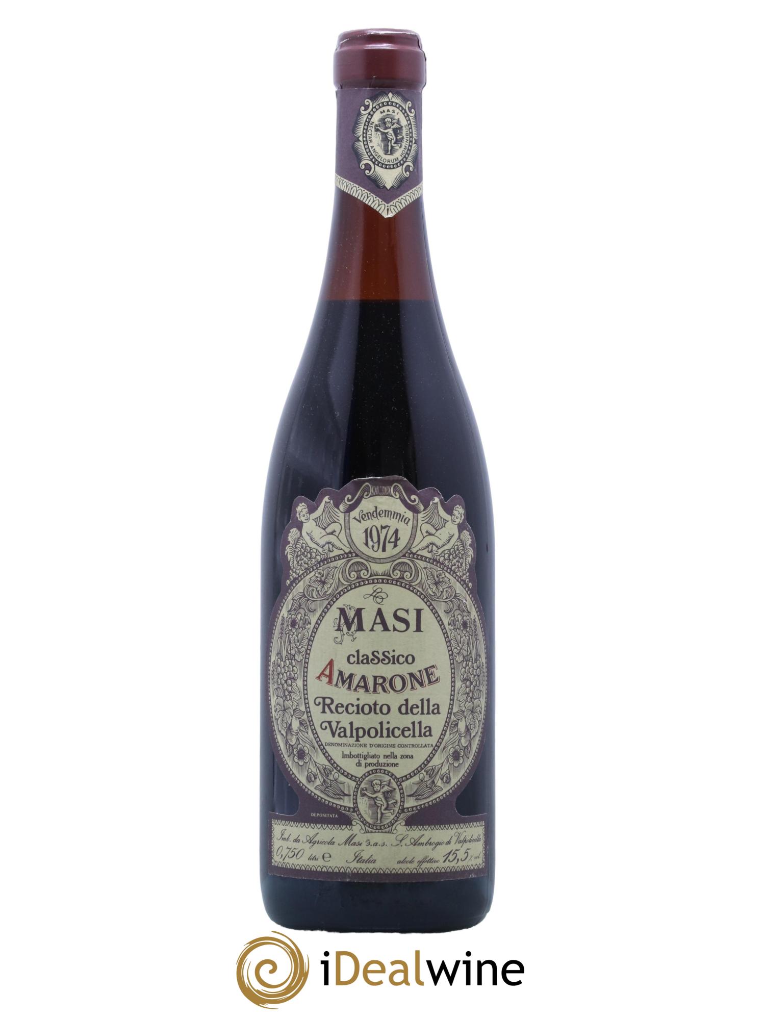 Amarone della Valpolicella DOC Masi 1974 - Lot de 1 bouteille - 0