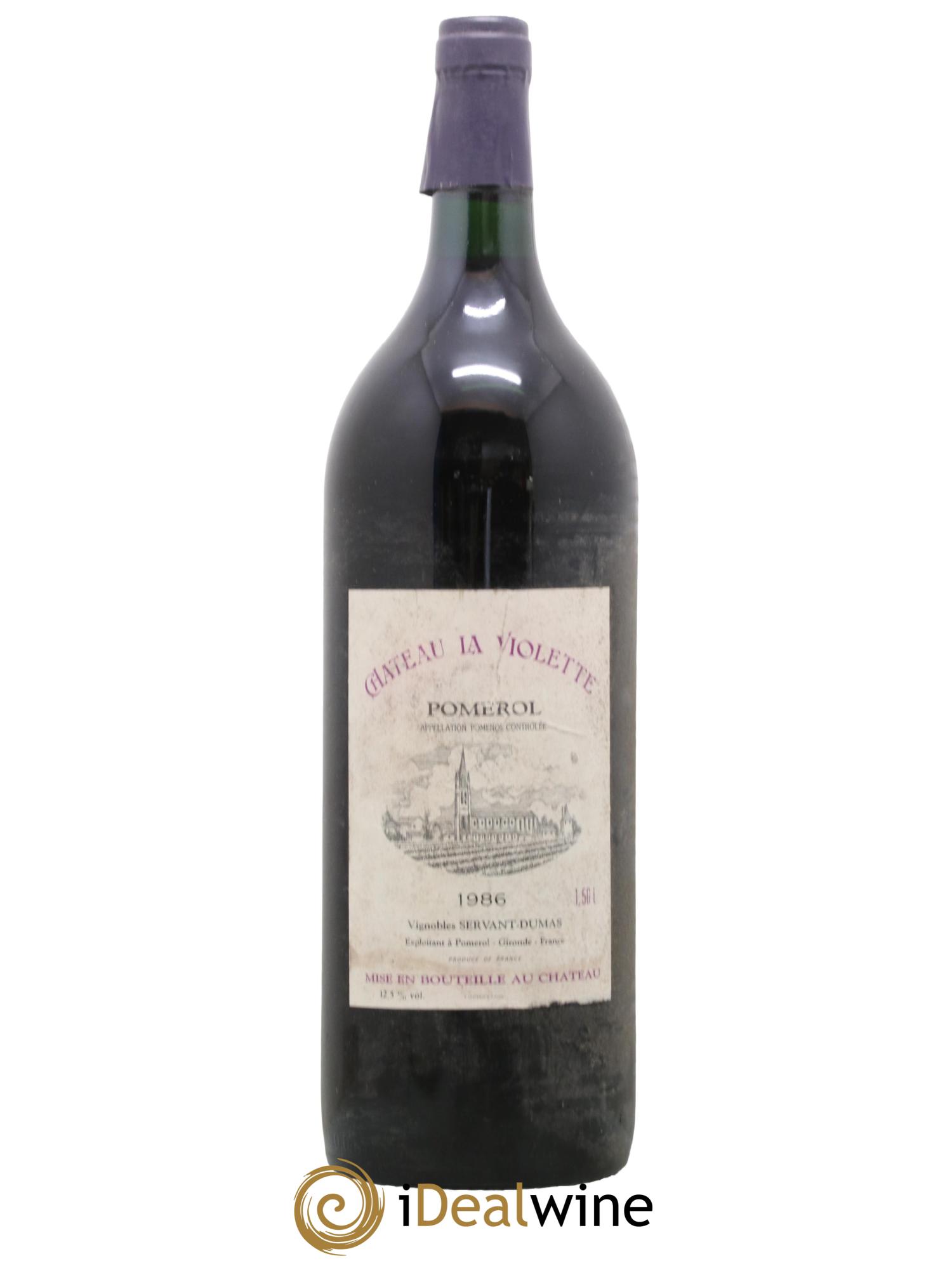 Château la Violette 1986 - Lot de 1 magnum - 0