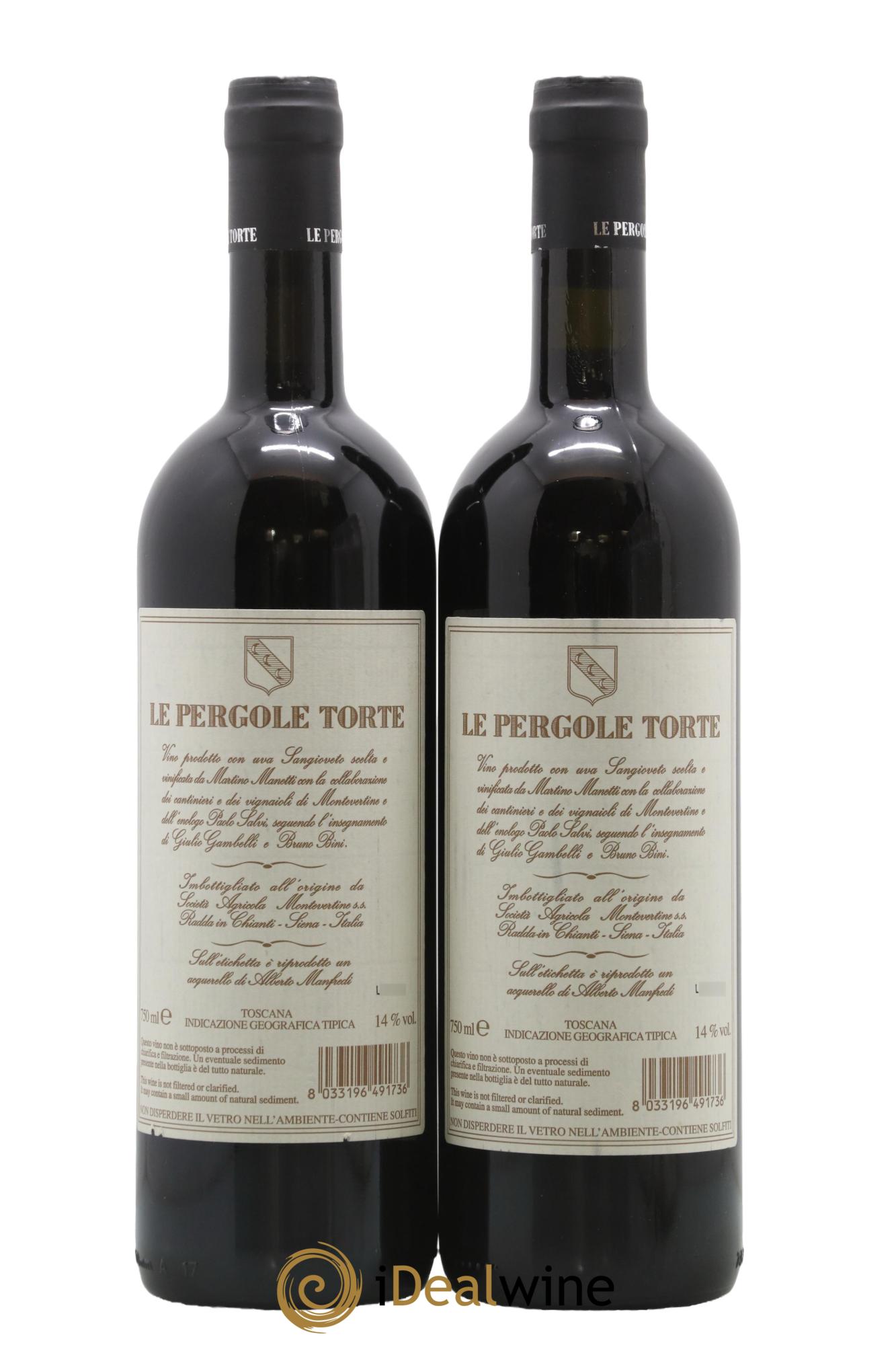 Toscana IGT Montevertine Le Pergole Torte Famille Manetti 2016 - Posten von 2 Flaschen - 1