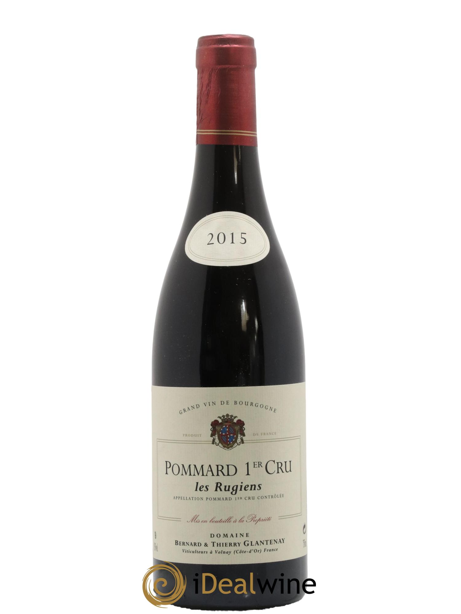 Pommard 1er Cru Les Rugiens Bernard et Thierry Glantenay (Domaine) 2015 - Lot de 1 bouteille - 0