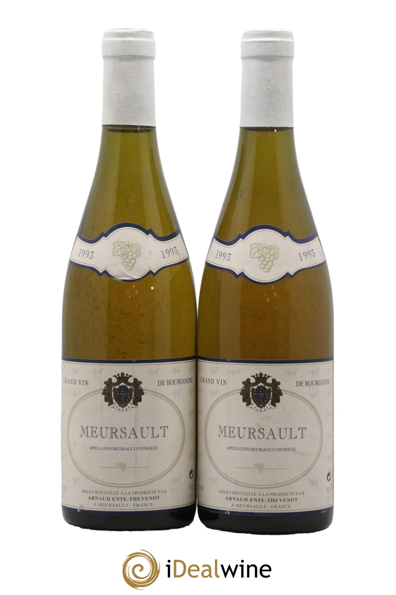 Meursault Arnaud Ente-Thevenot 1993 - Posten von 2 Flaschen - 0