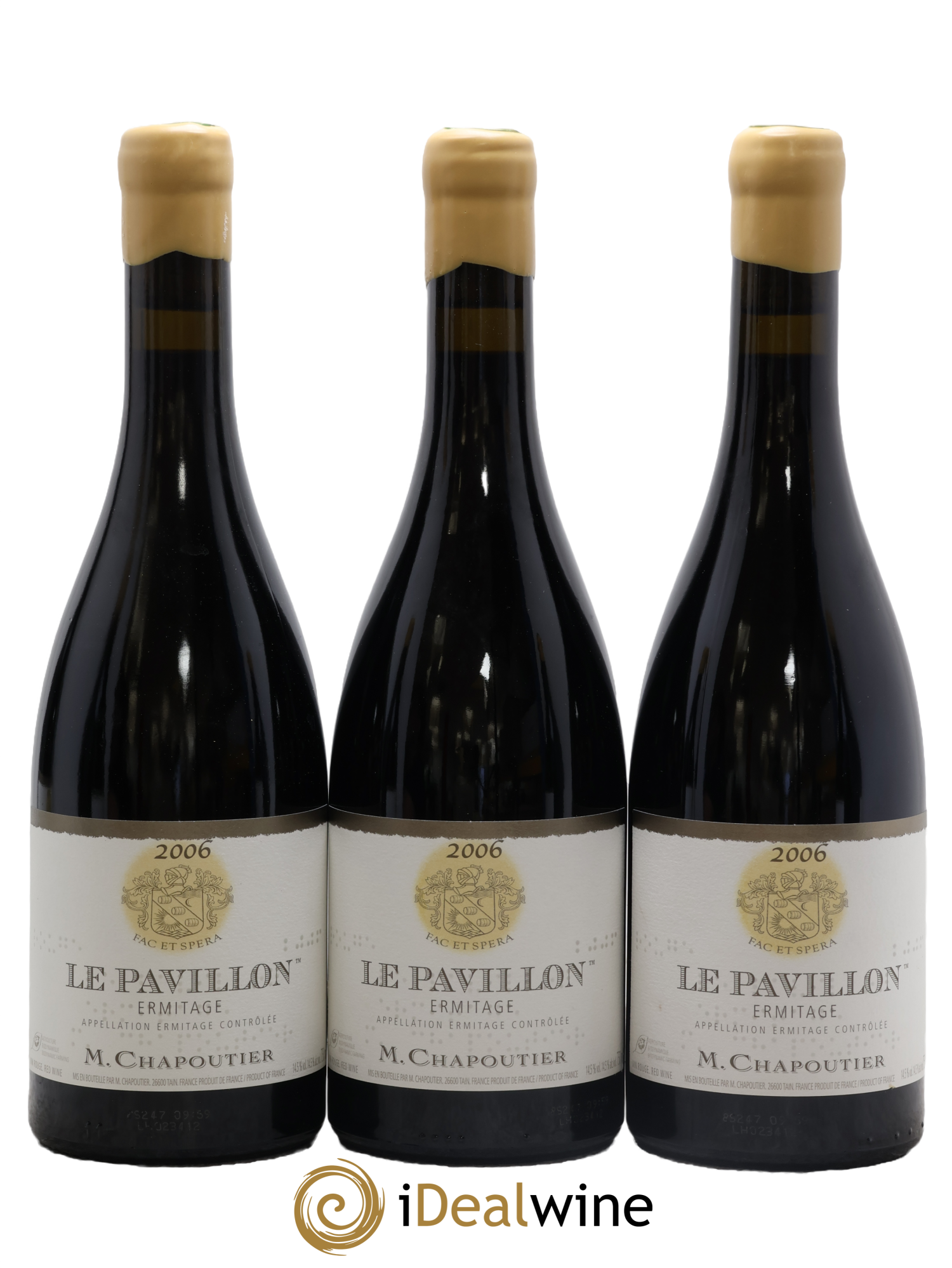Hermitage Ermitage Le Pavillon Chapoutier 2006 - Lot of 6 bottles - 1