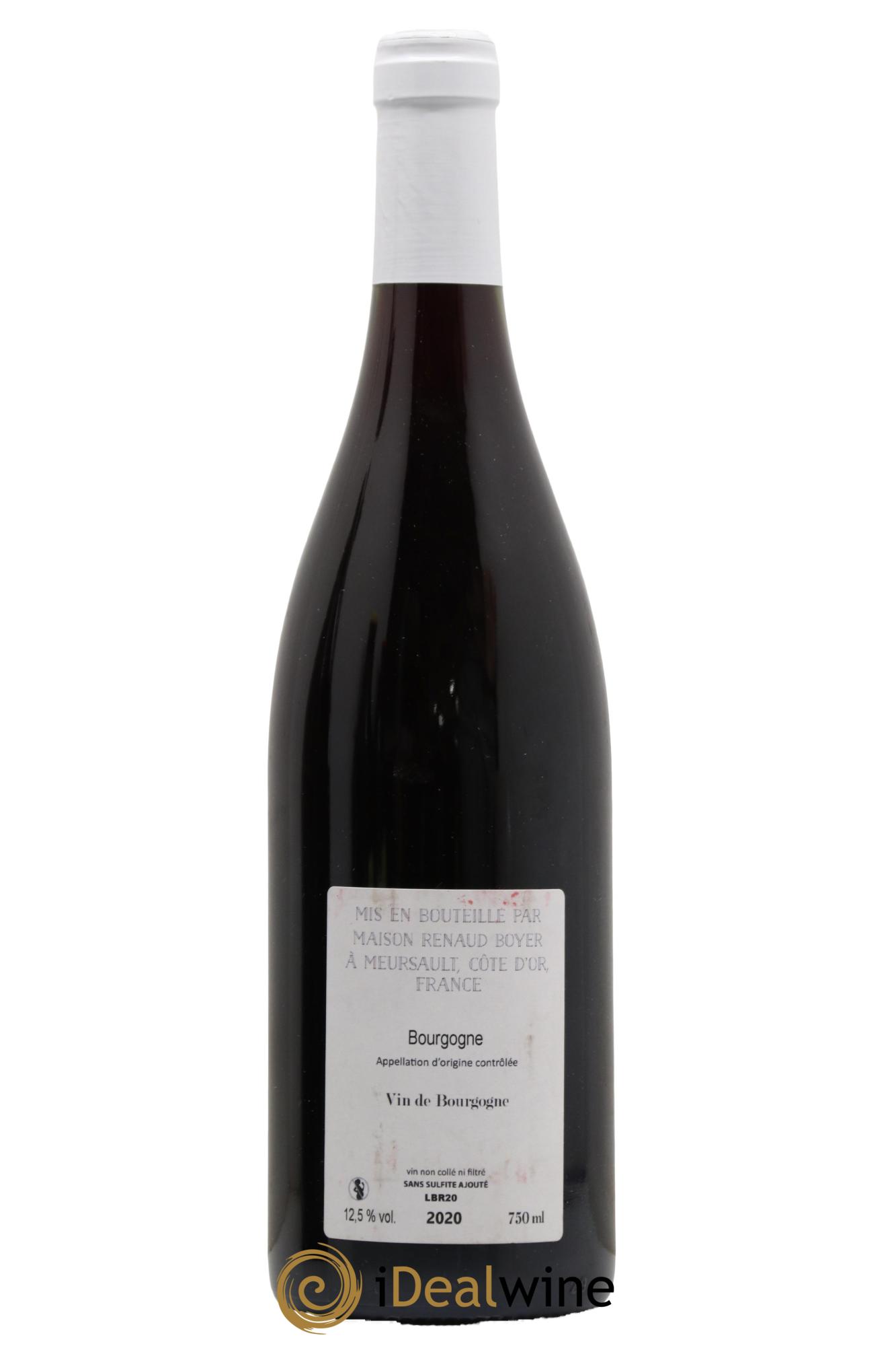 Bourgogne Renaud Boyer 2020 - Posten von 1 Flasche - 1